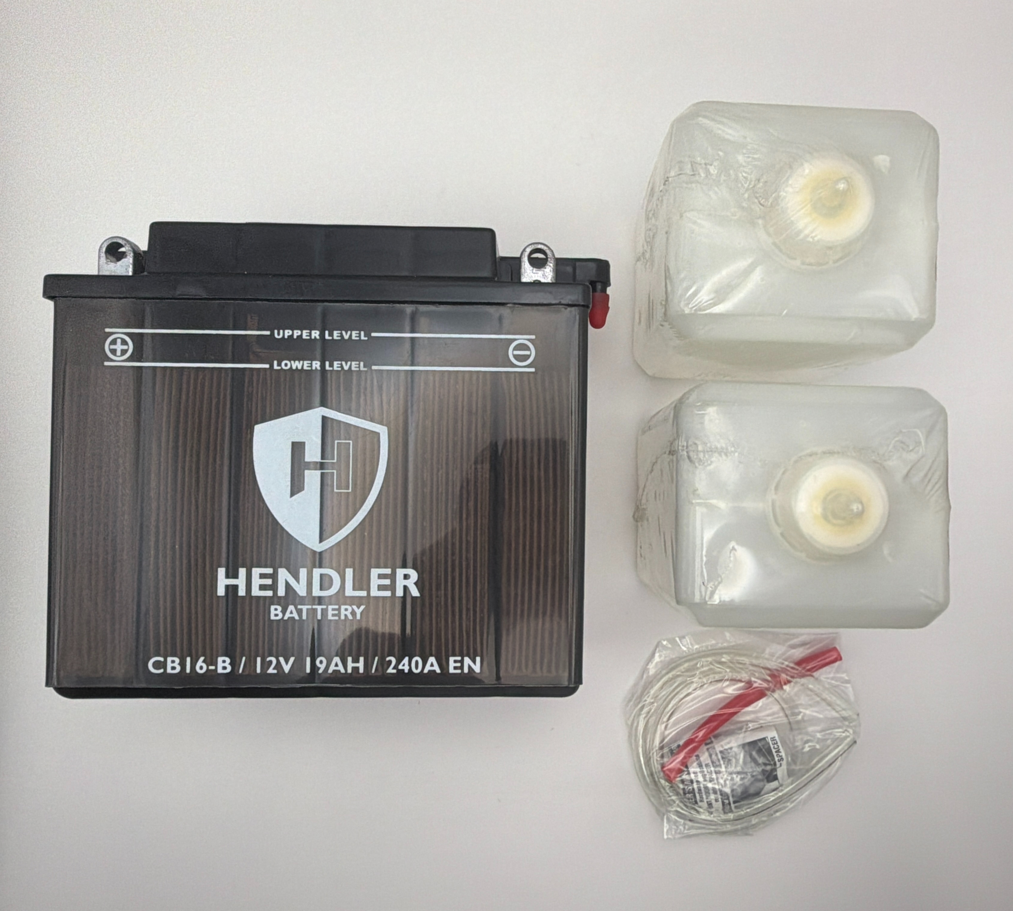 Hendler Battery CB16-B With Acid Pack 12v 19AH L:175mm H:155mm W:99mm