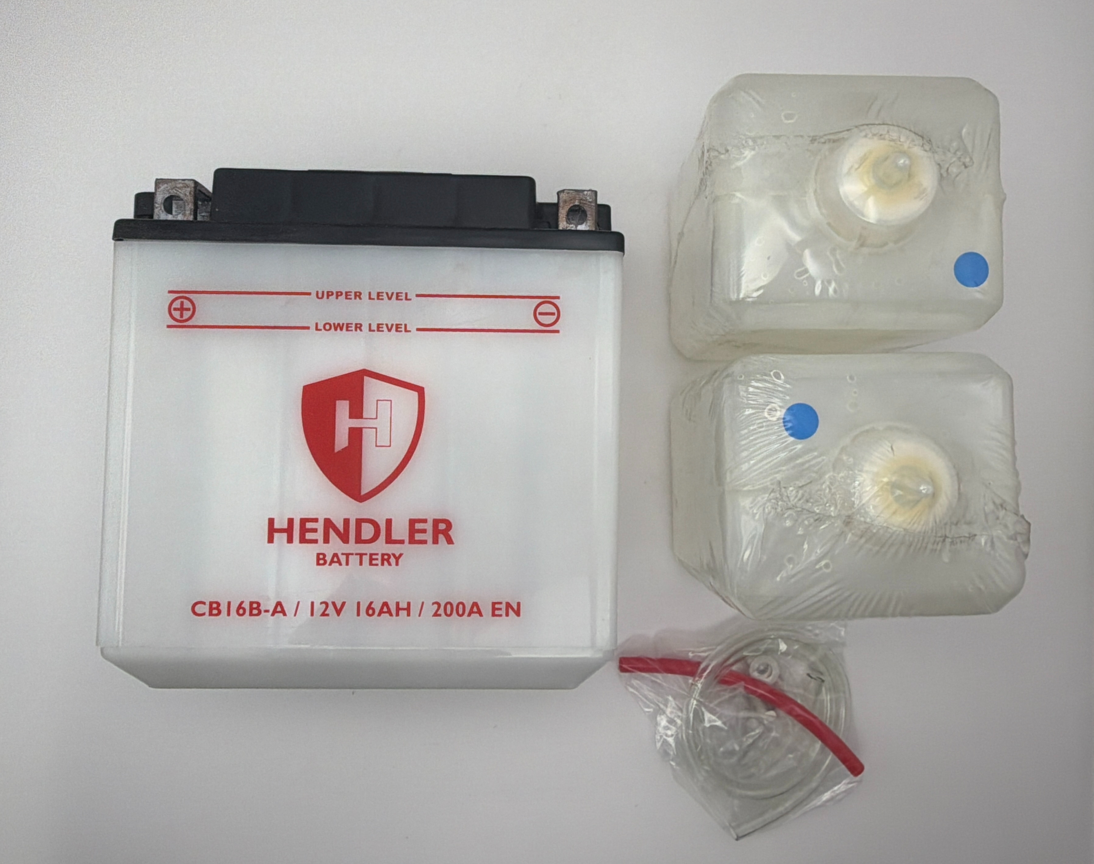 Hendler Battery CB16B-A With Acid Pack 12v 16AH L:158mm H:162mm W:89mm