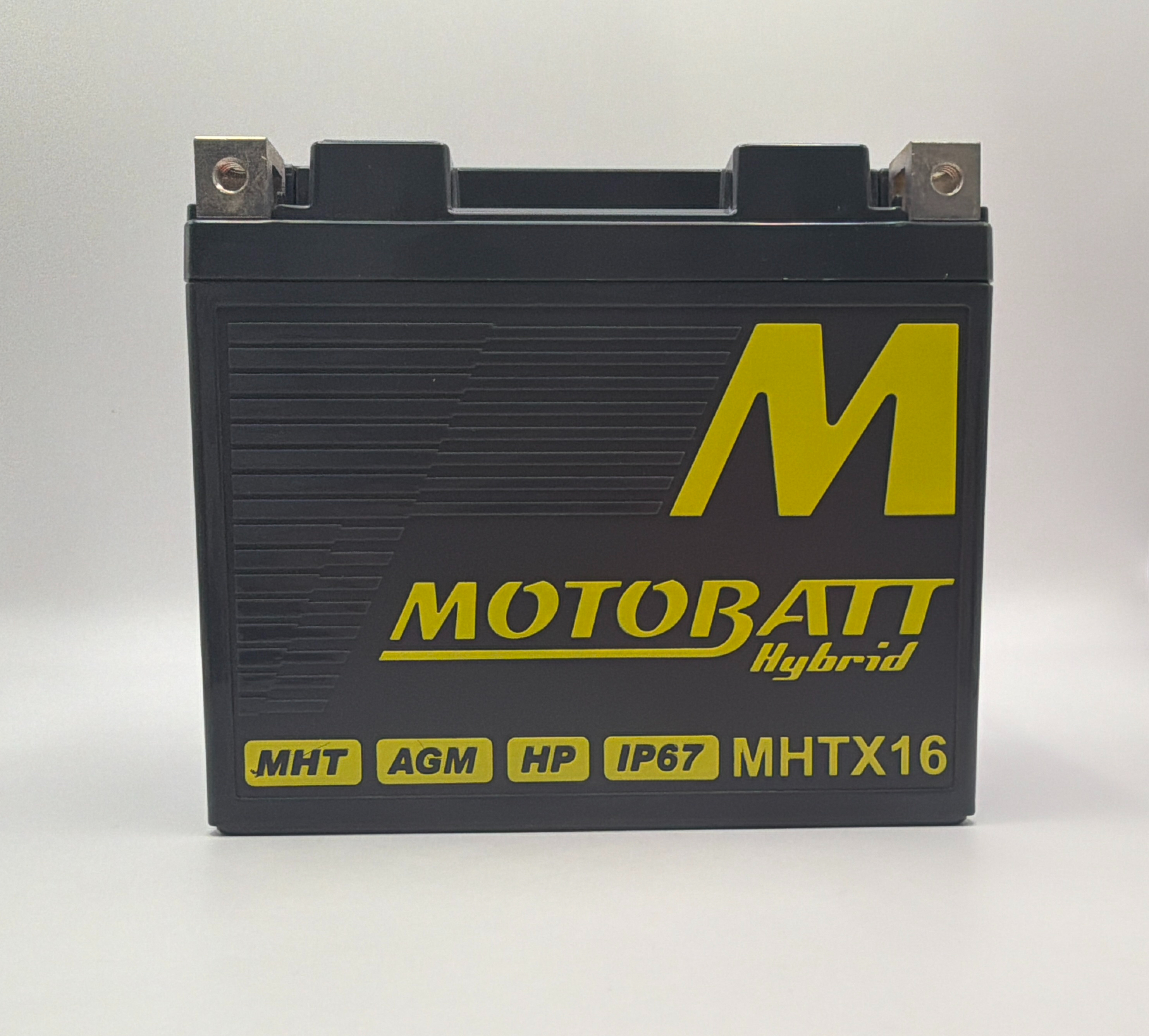 Motobatt Hybrid Battery MHTX16 Lithium, Lead Acid Hybrid 12v CA:350A L:151 x H:130 x W:87