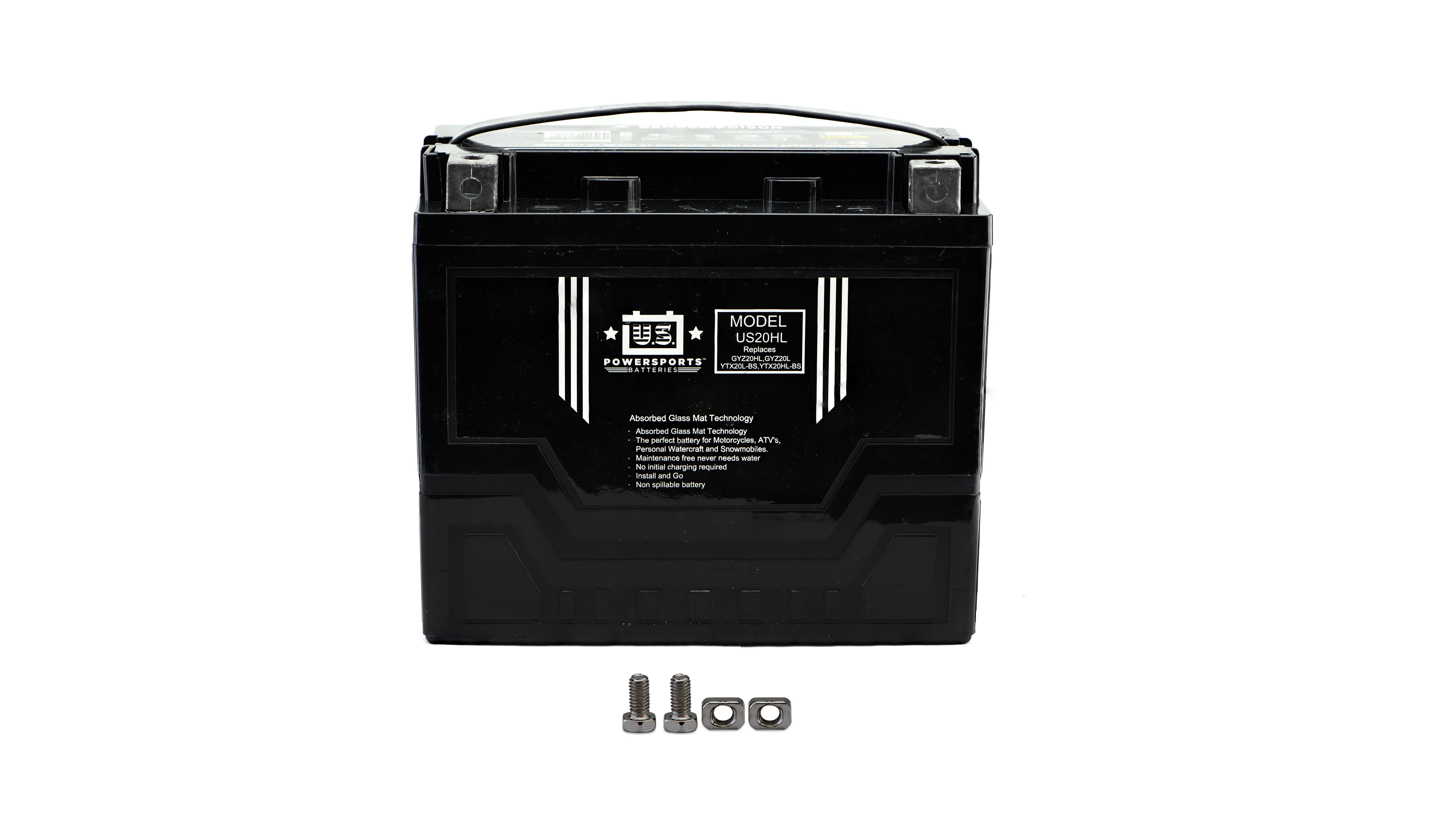 MTX Power/ US Powersports Battery XT20HL/ US20HL Sealed 12v 20.0A CCA:305A L:175mm H:154mm W:87mm CTX20L-BS, GYZ20HL, GYZ20L, CTX20HL-BS