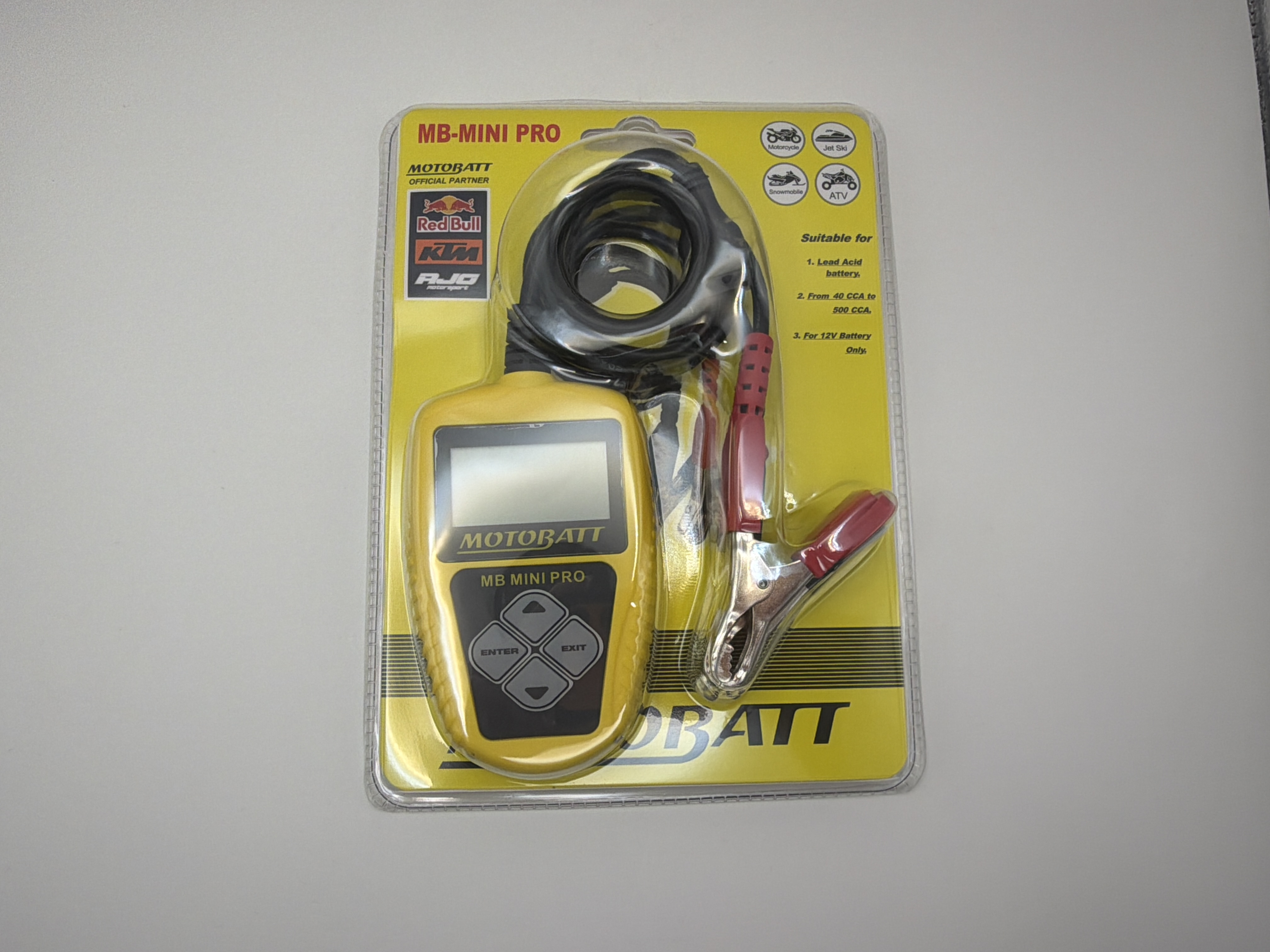 Motobatt MB-Mini Pro Tester Lead Acid & Lithium Electronic Battery and System Tester
