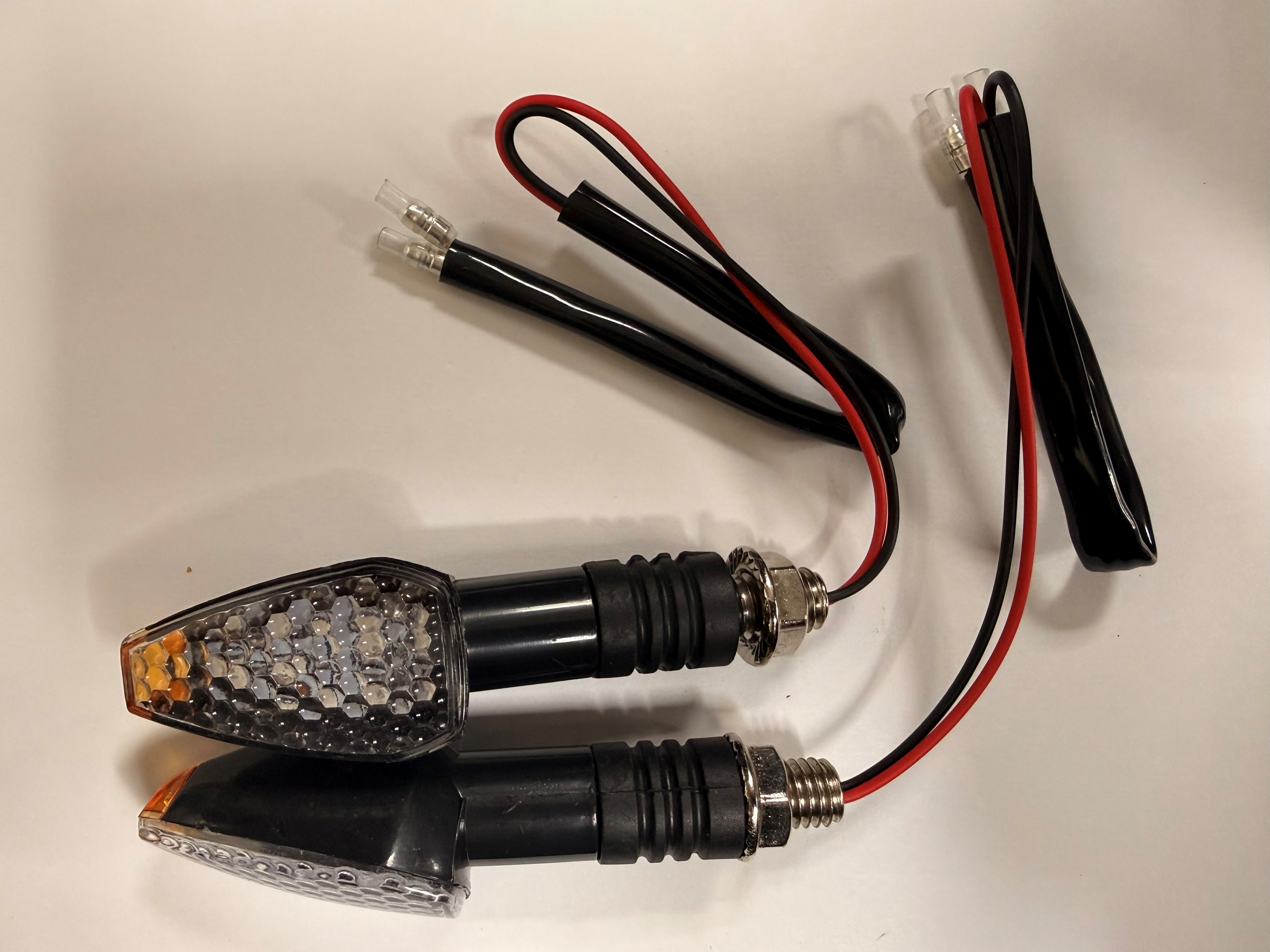 Indicator LED Modern Style With Amber Tip (Pair)
