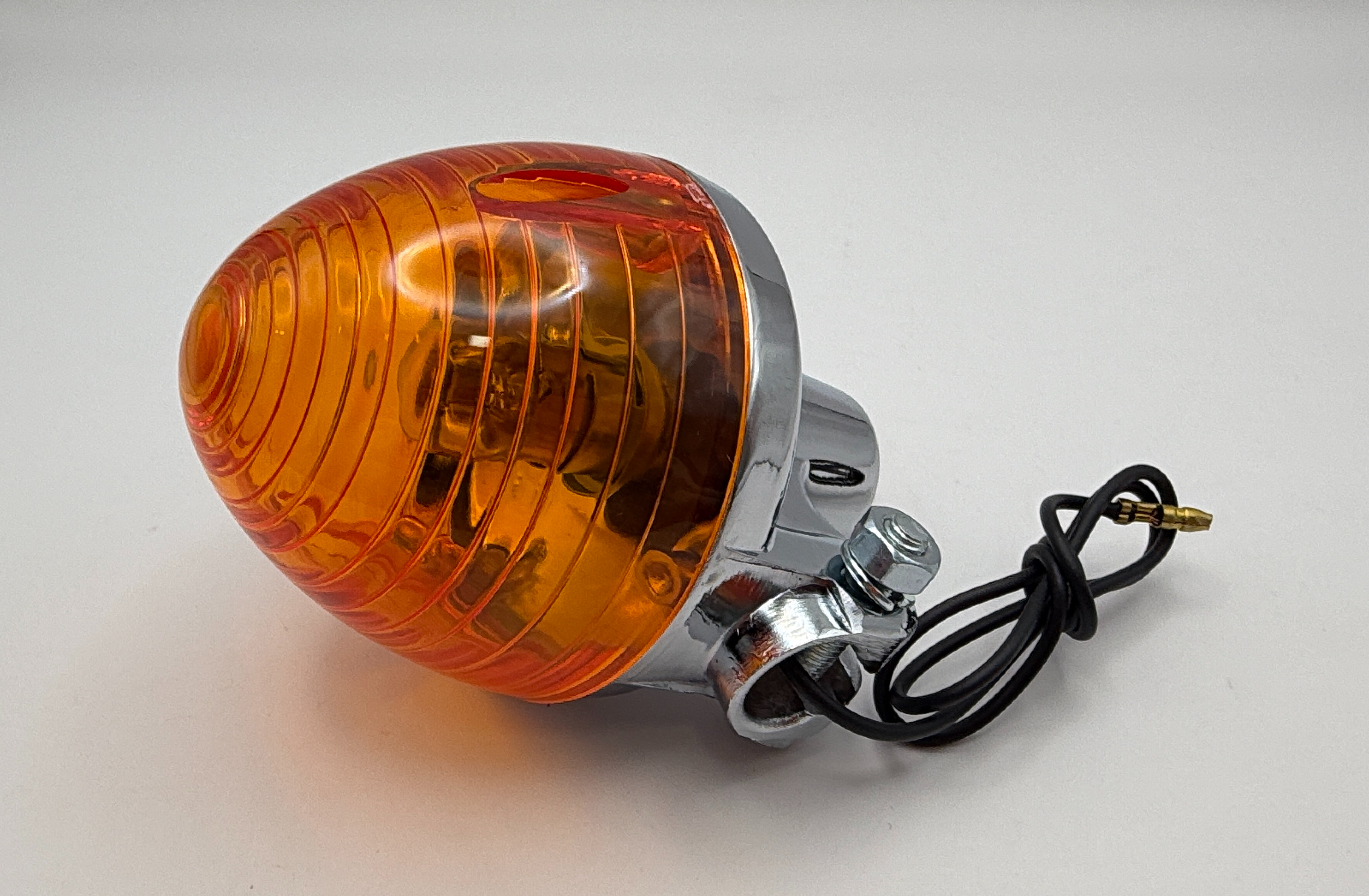Hendler Indicator Honda C50, C70, C90 Rear Round (Amber)