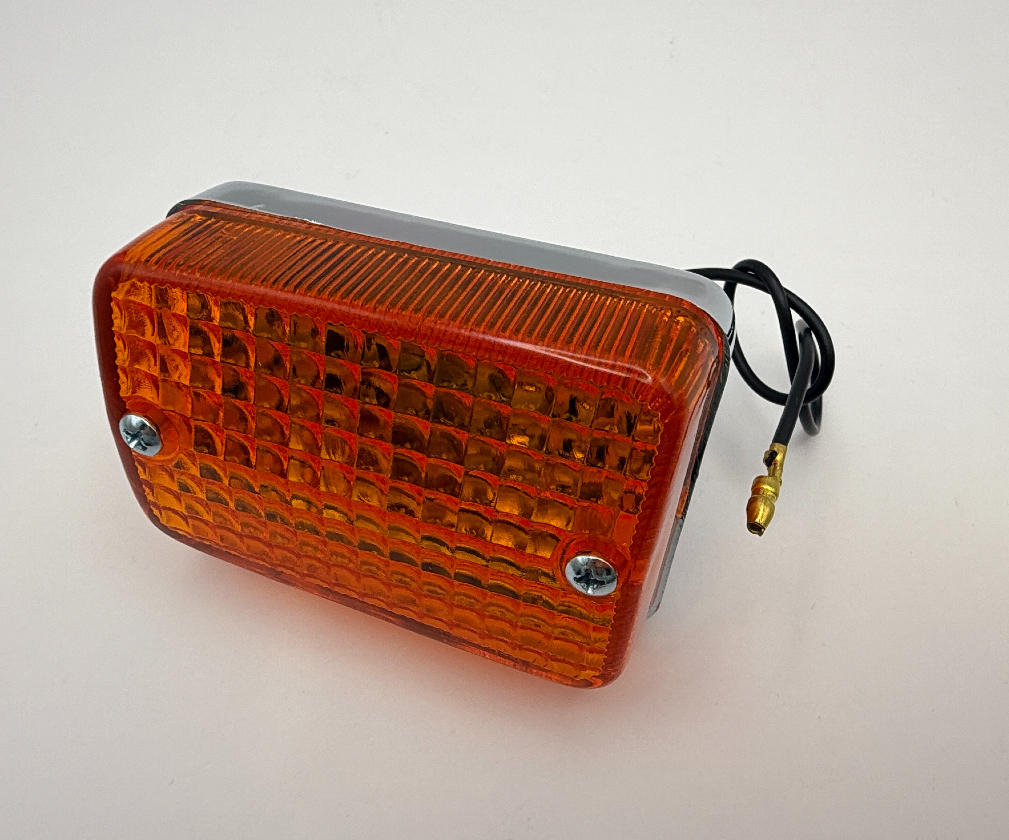 Hendler Indicator Honda C50E/LA, C70E, C90E,MF Front Left Chrome (Amber)