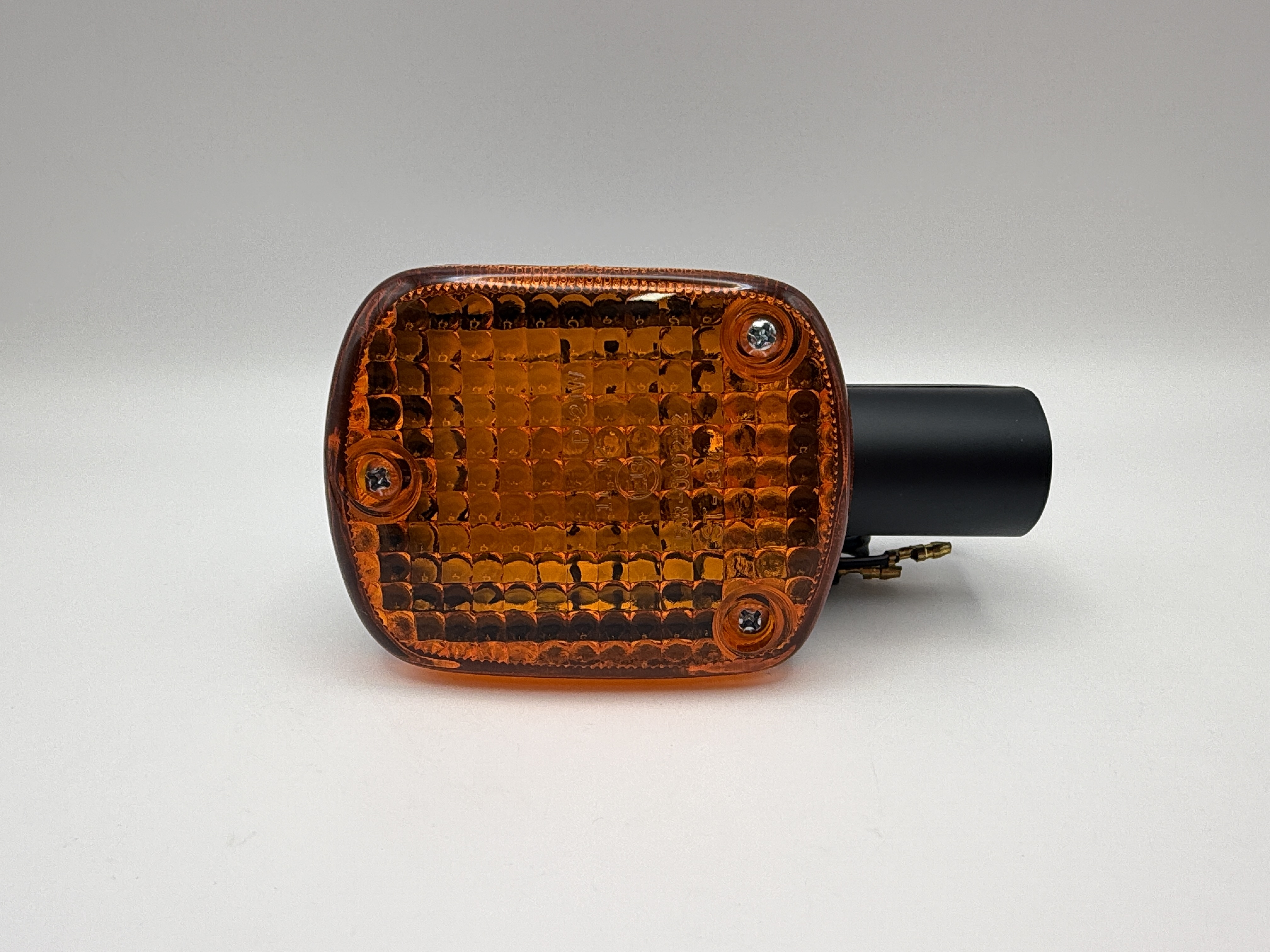 Hendler Indicator Honda CD250 88-89 Black (Amber) (Stem Length 37mm)
