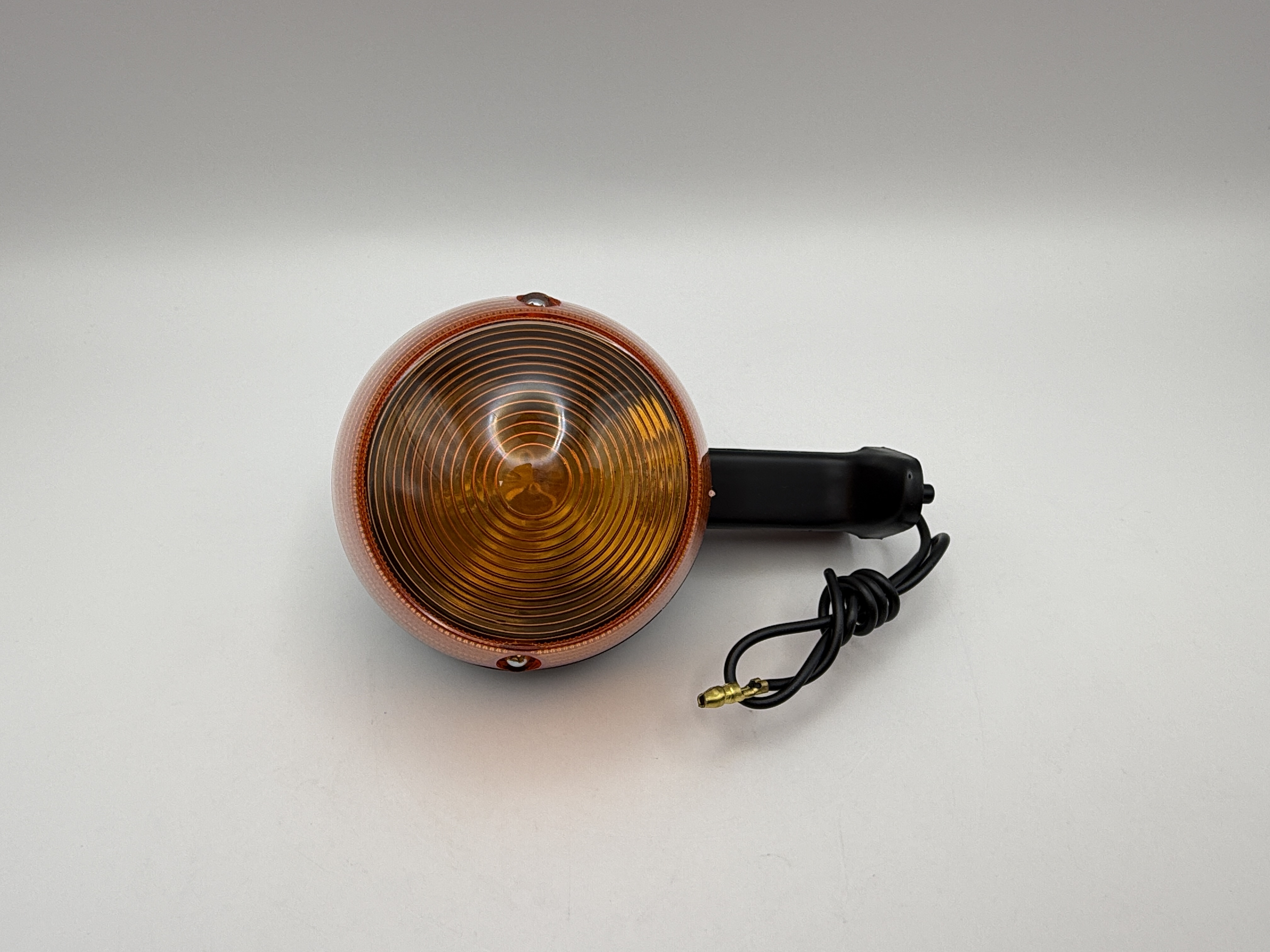 Hendler Indicator Suzuki GP100 UD,UN,UX Black Round (Amber) (Stem Length 39mm)