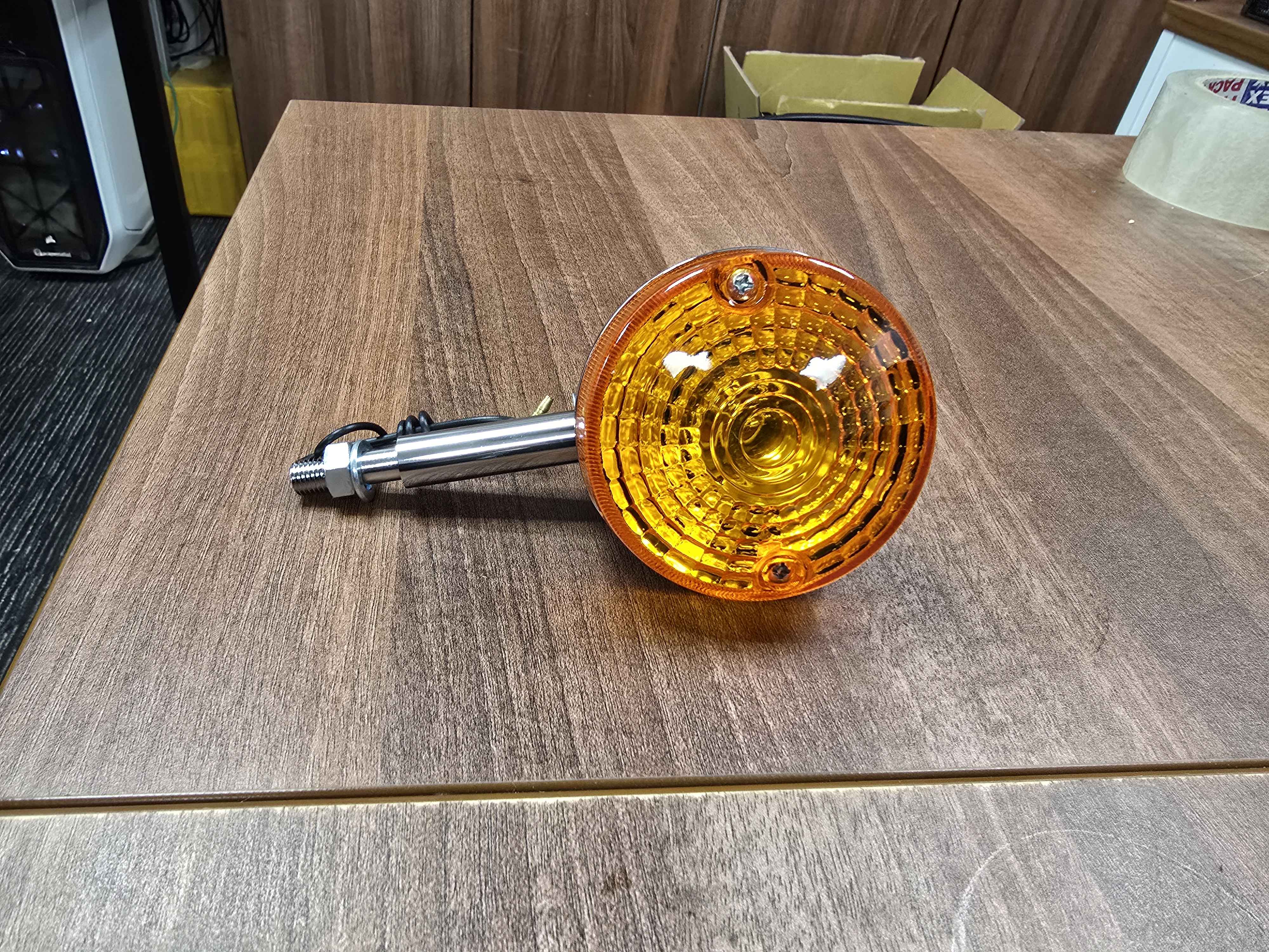 Hendler Indicator Suzuki X7, GP100, GP125, GN125/250, GT Range, GS125 Chrome (Stem 45mm)