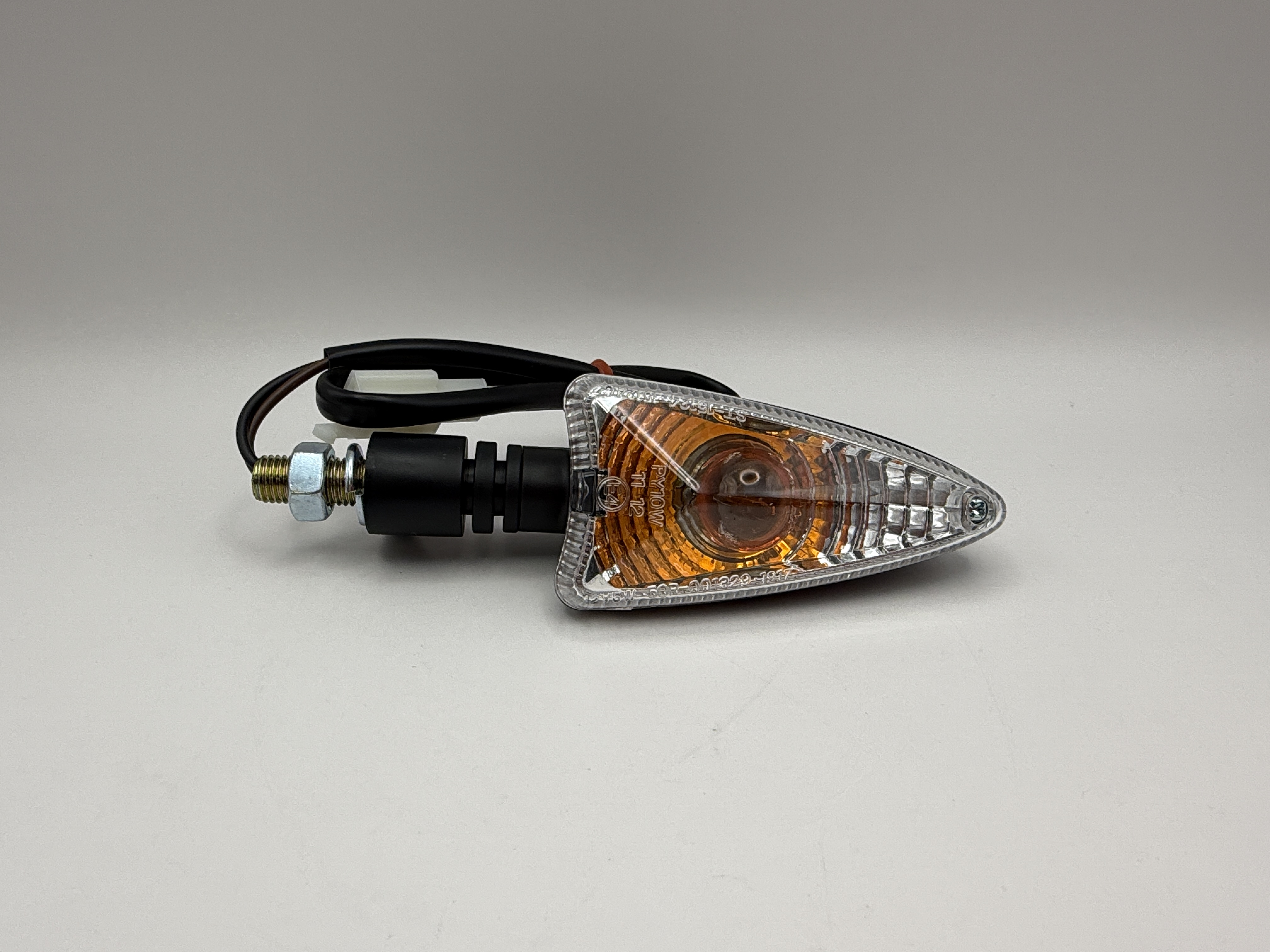 Hendler Indicator Yamaha YZF-R125 Style Held On With Stem Front Left & Rear Right (Amber)