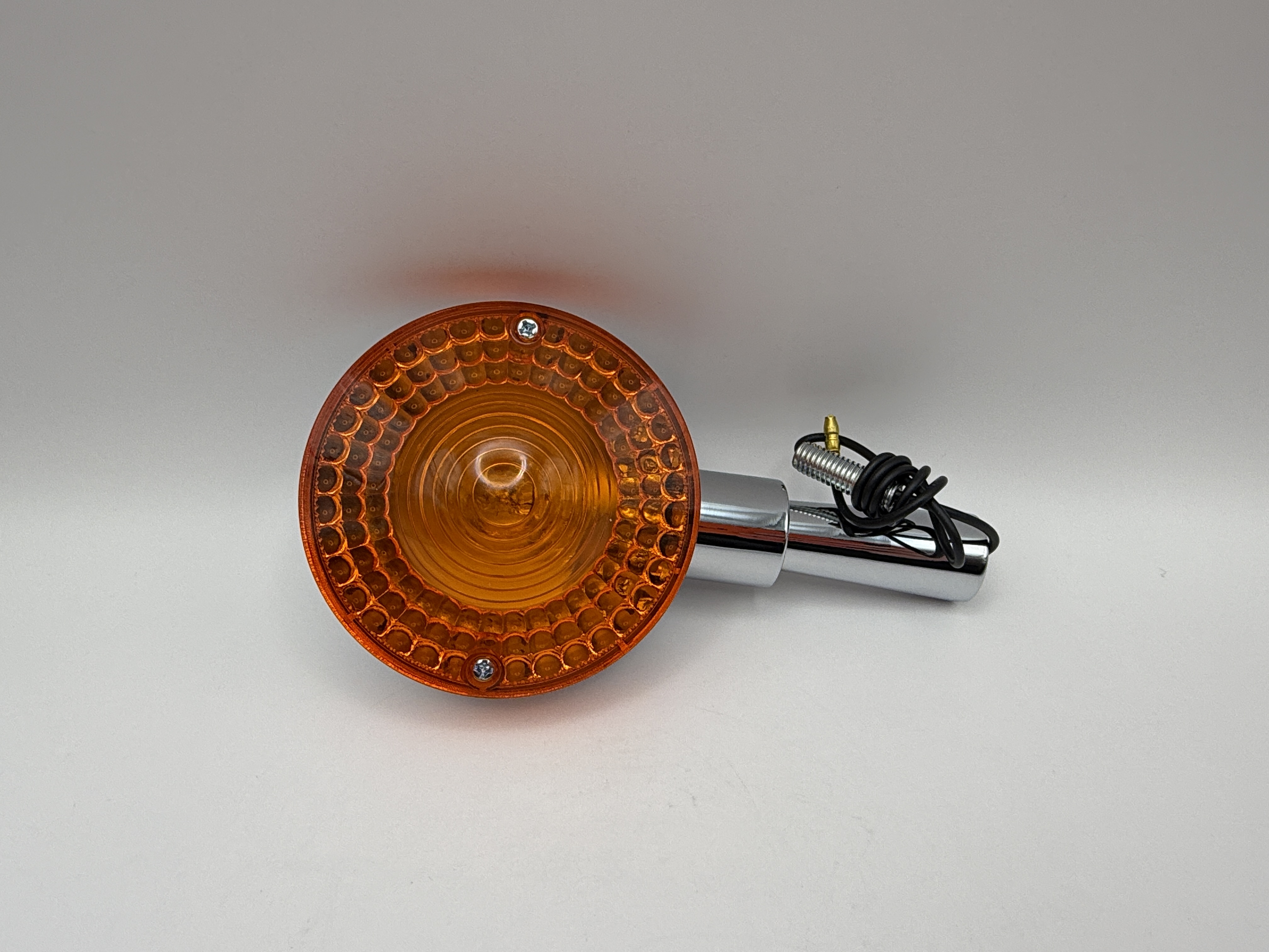 Hendler Indicator Yamaha RD250, RD400, XS250 78-80 Short Stem (Amber) (Stem 70mm)