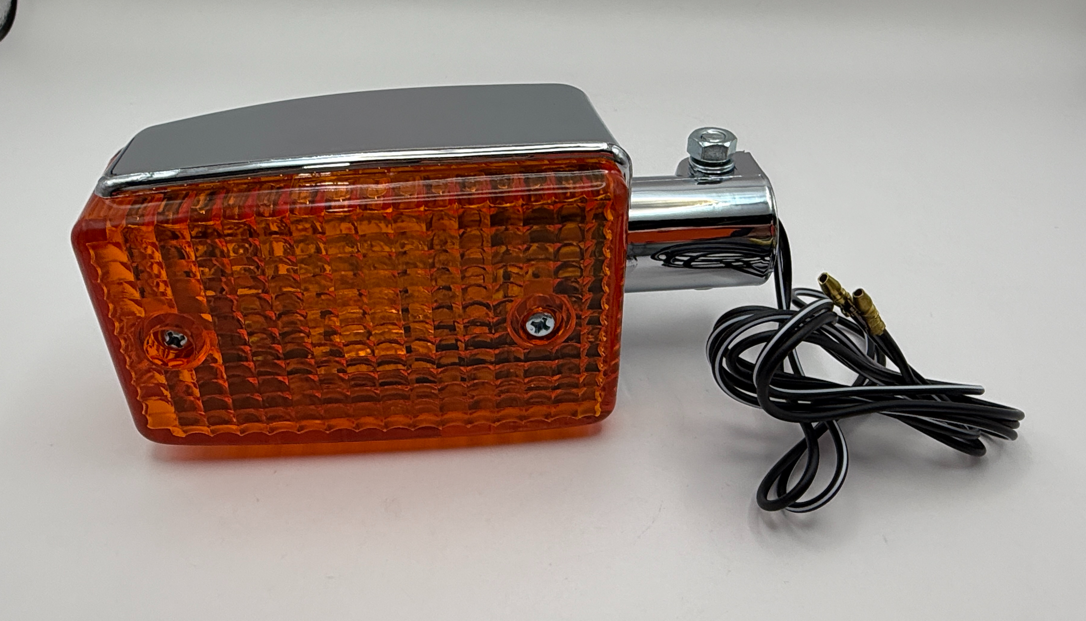 Hendler Indicator Yamaha XJ900 83-92 Chrome Amber STEM LENGTH 35mm