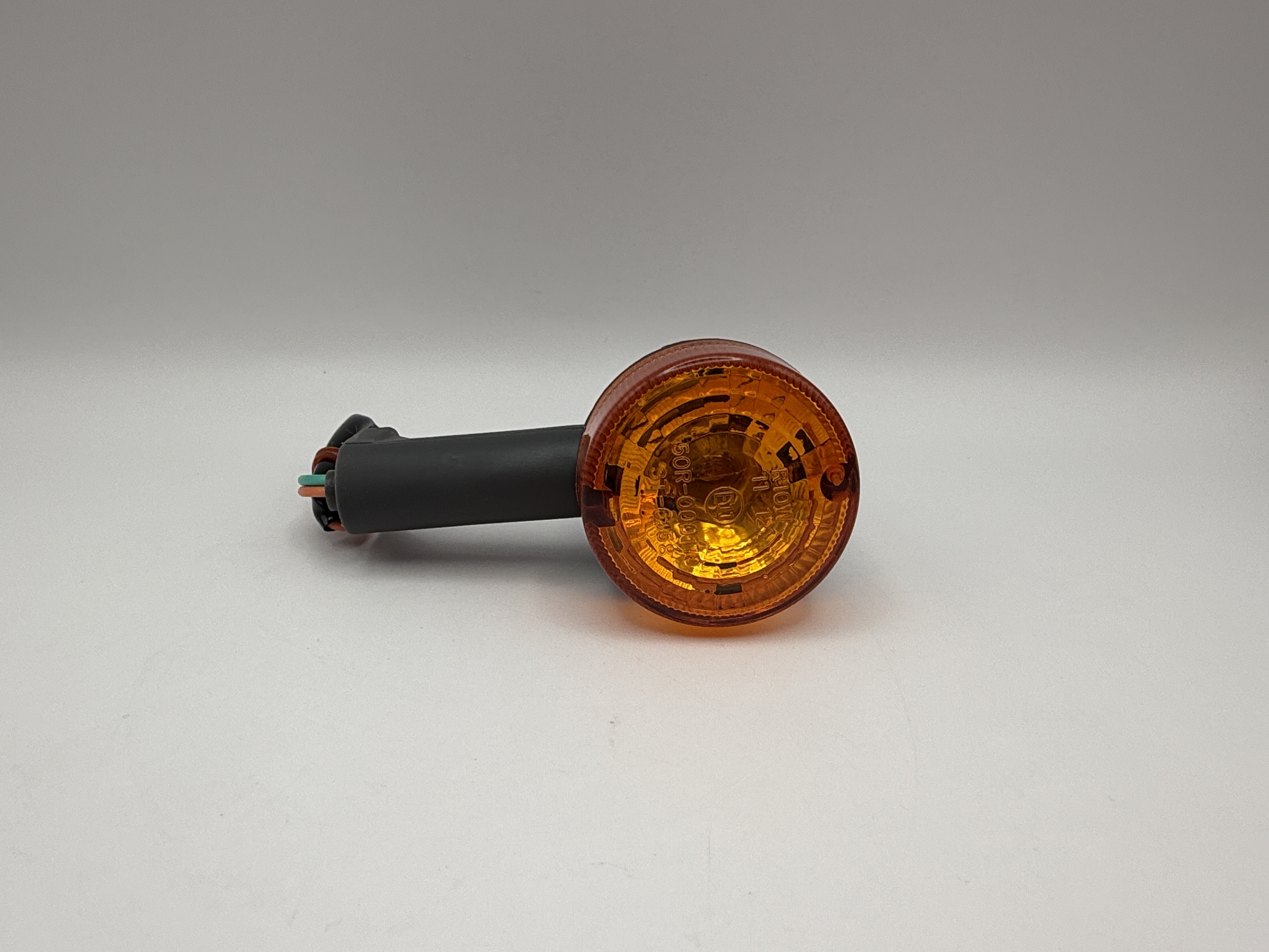 Hendler Indicator Aprilia 50, Honda SGX50 97-03 Grey Body Front Left & Rear Right (Amber)