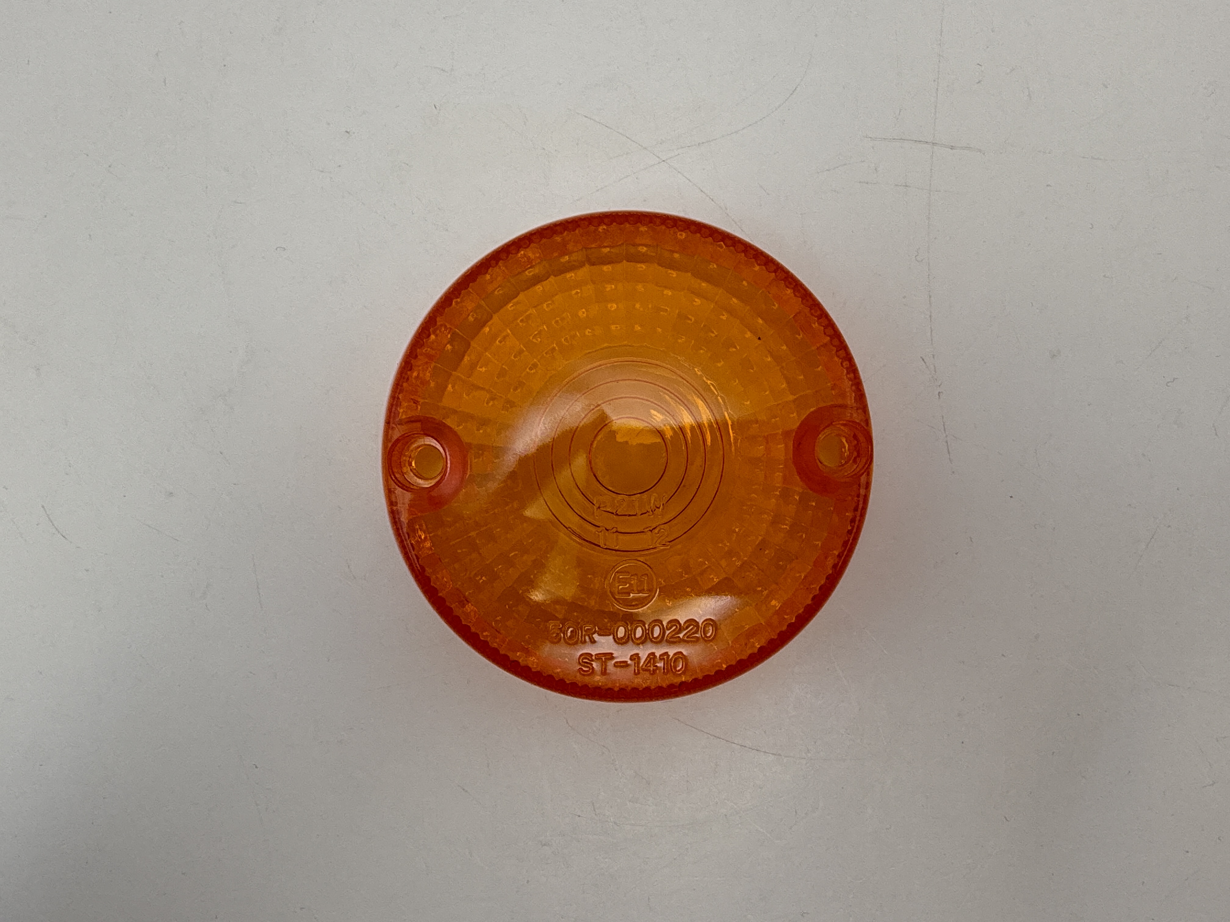 Hendler Indicator Lens Kawasaki KE100, KE125, KE175 (Amber)