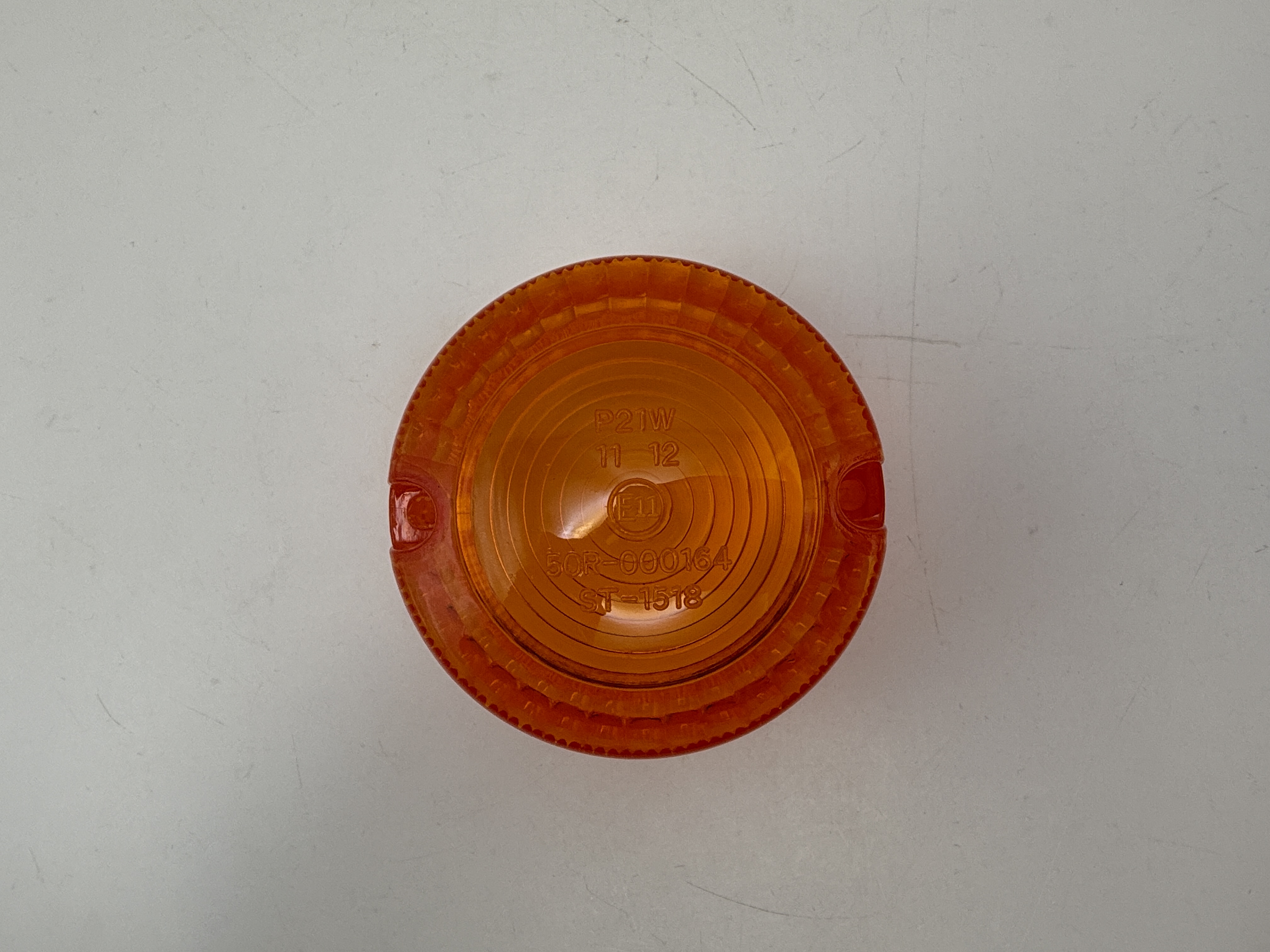 Hendler Indicator Lens Yamaha RXS100, YB100 Side Screw Mounting (Amber)