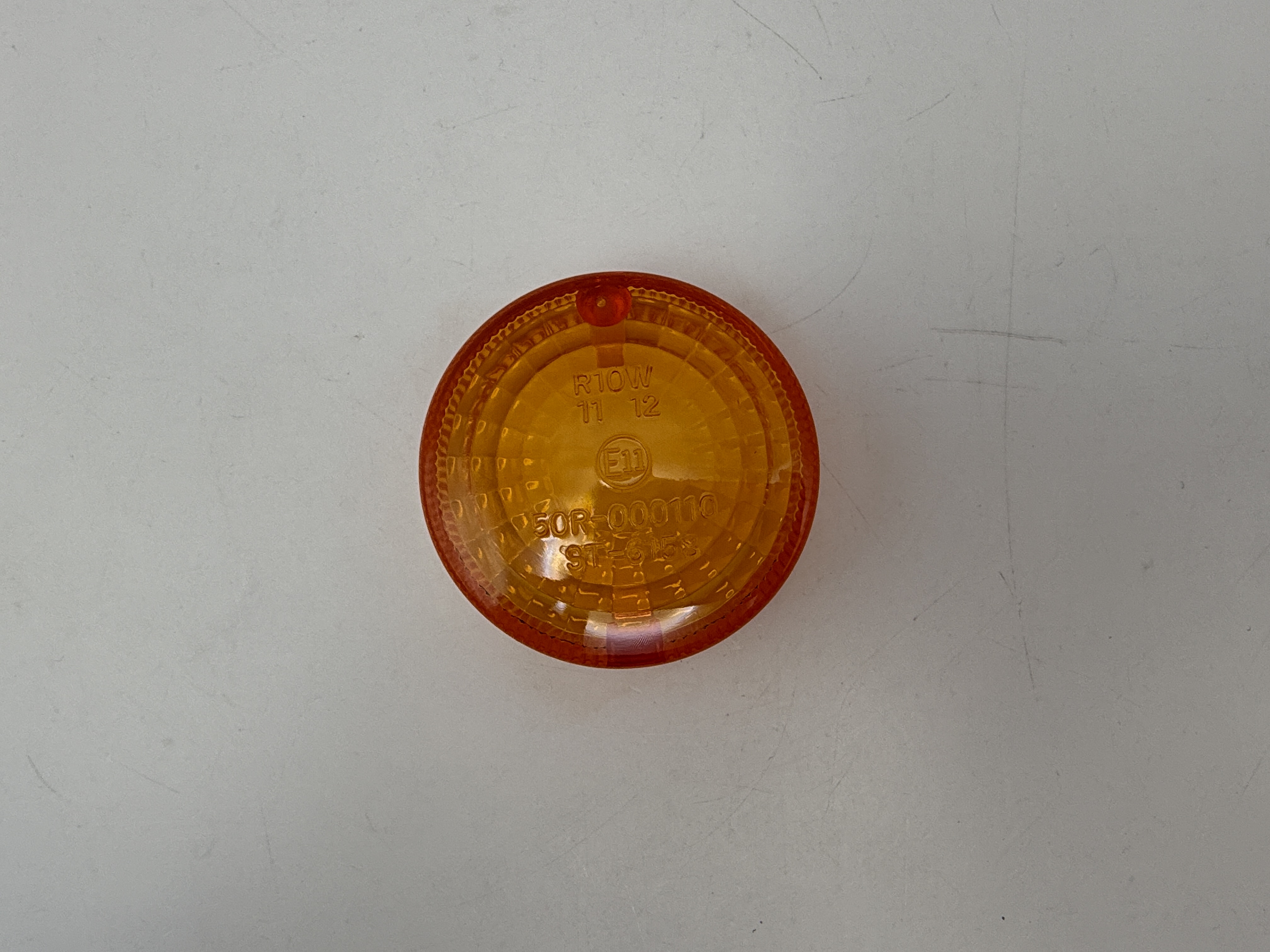 Hendler Indicator Lens Aprilia 50 Round (Amber)