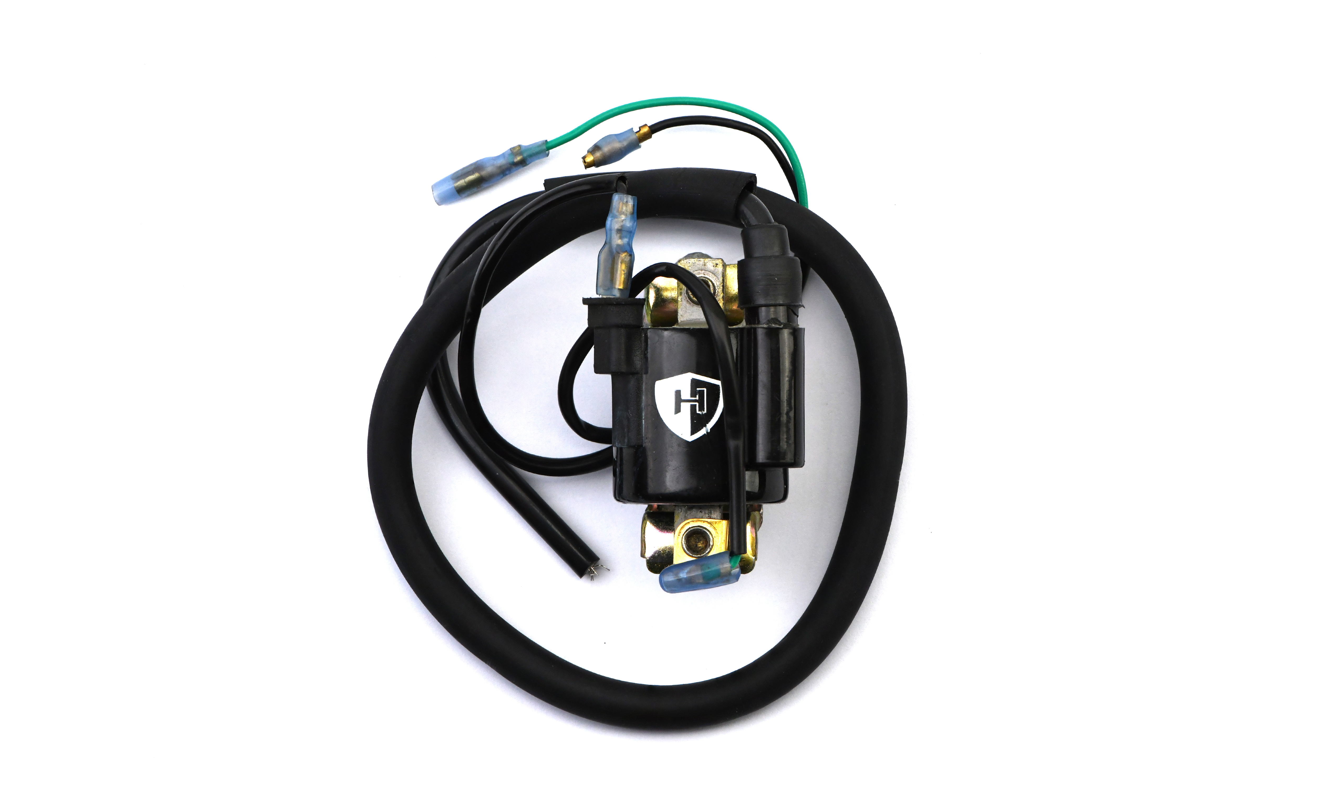 Hendler Ignition Coil 12v CDI Bullet Connectors Single Rear Mounting (P: 0.87Oh, S: 8.80KOh)