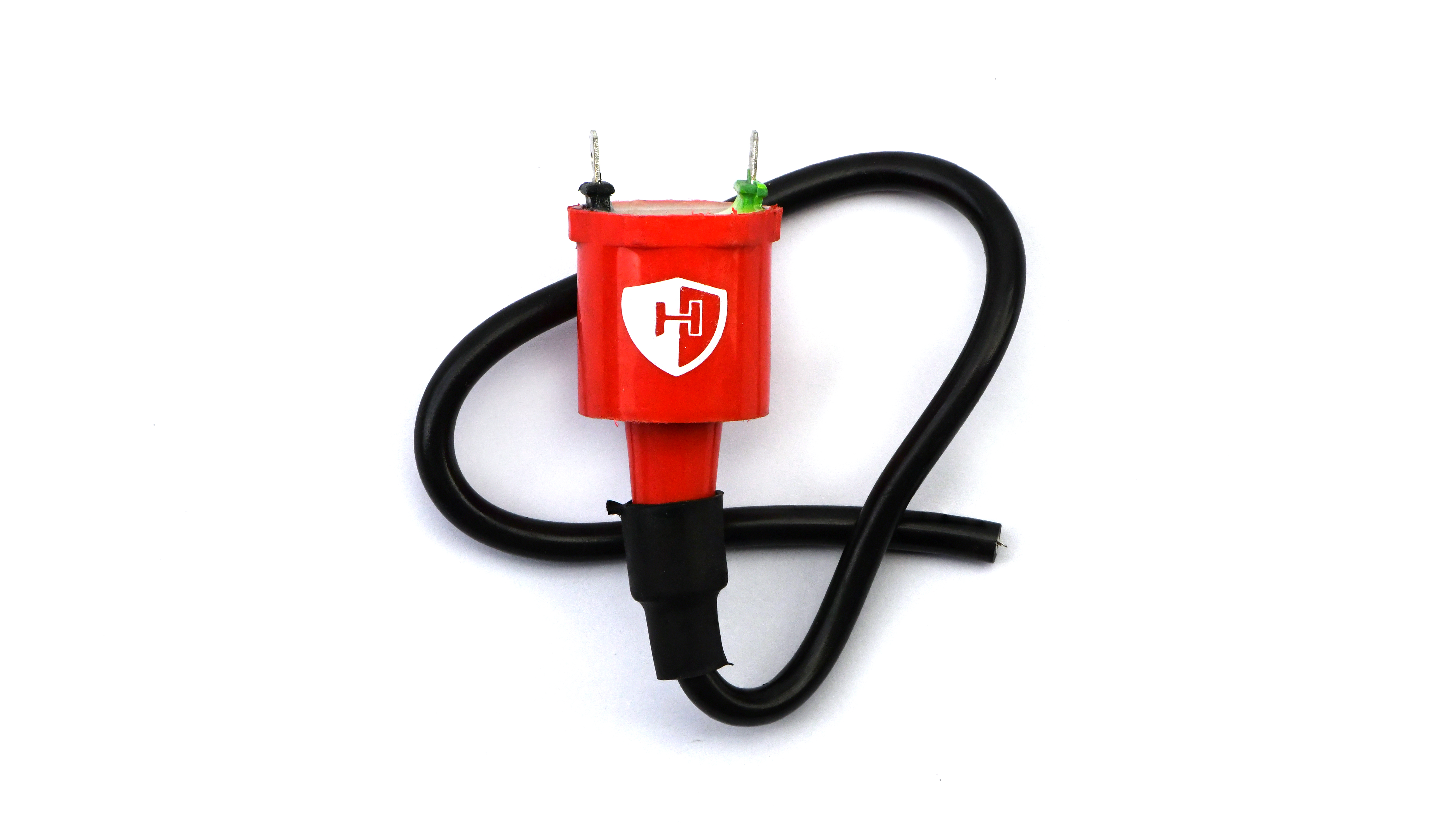 Hendler Ignition Coil 6v or 12v CDI Single 2 Spades (Red) (P: 0.3Oh, S: 2.20KOh)