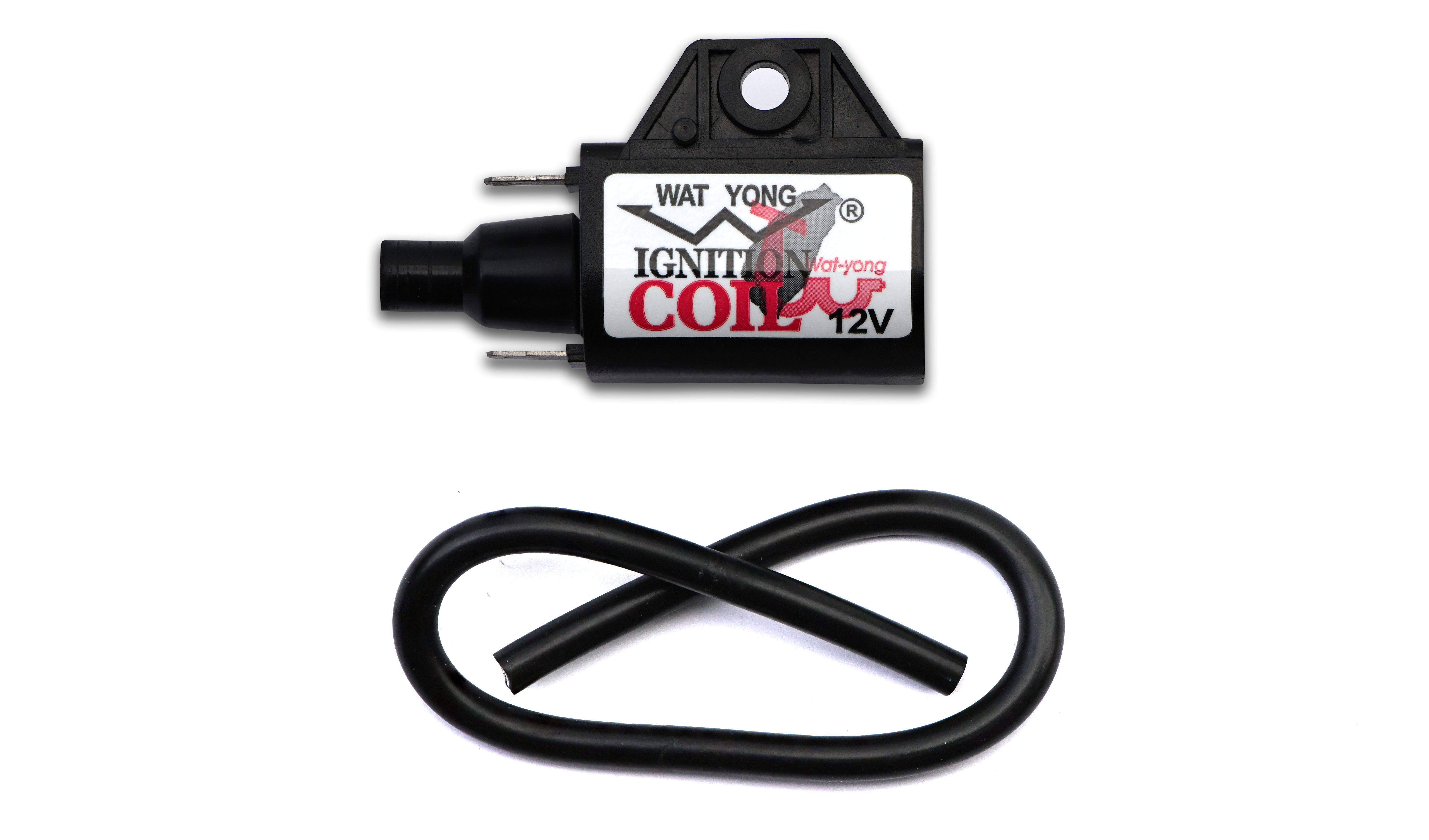 Hendler Ignition Coil 12v CDI Single Lead 2 Spade Single Mount With Built in CDI