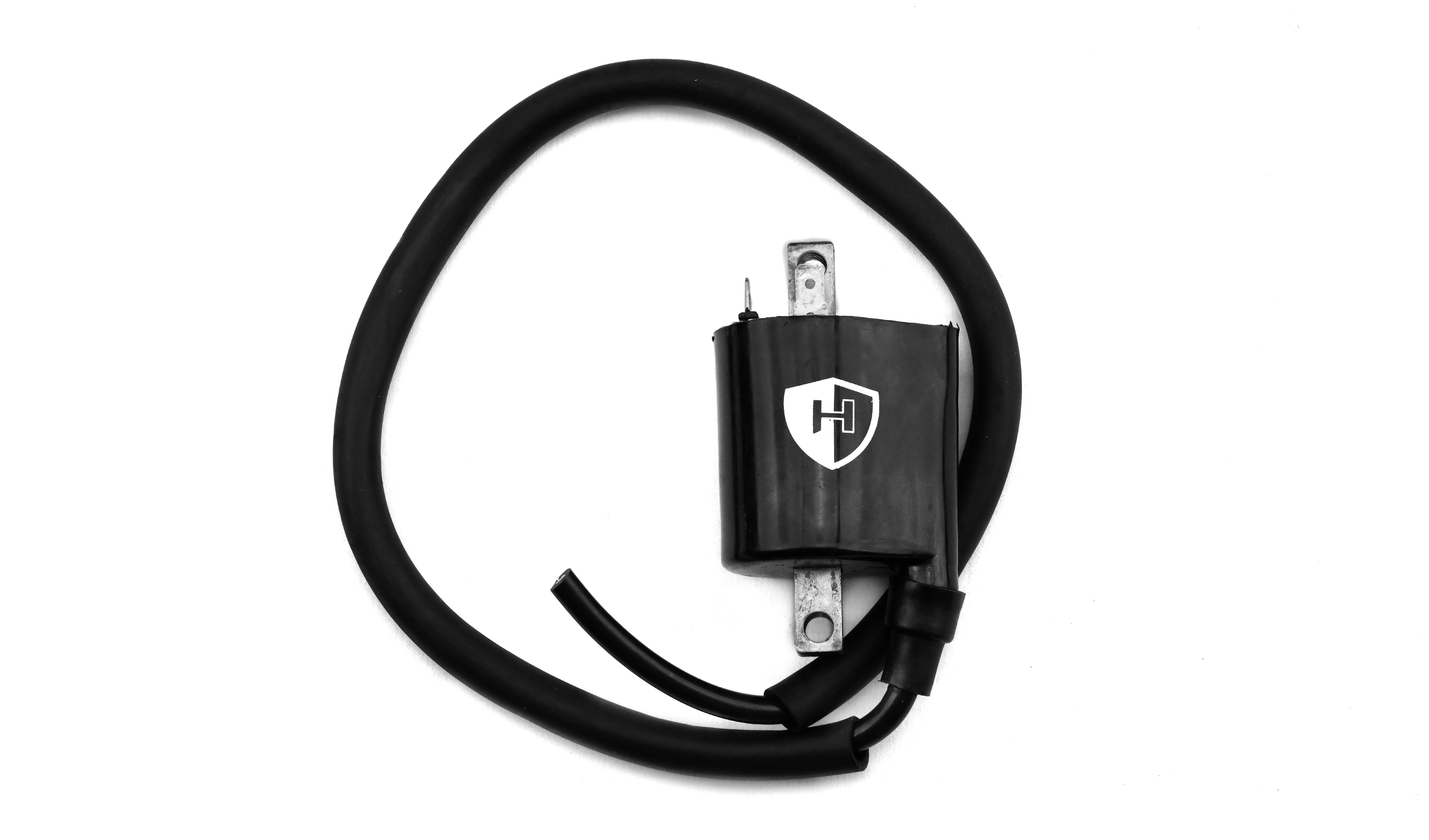 Hendler Ignition Coil 12v CDI Single Lead 2 Terminals At 12 & 9 (80mm Centres) (P:1.46Oh, S: 10.67KOh)