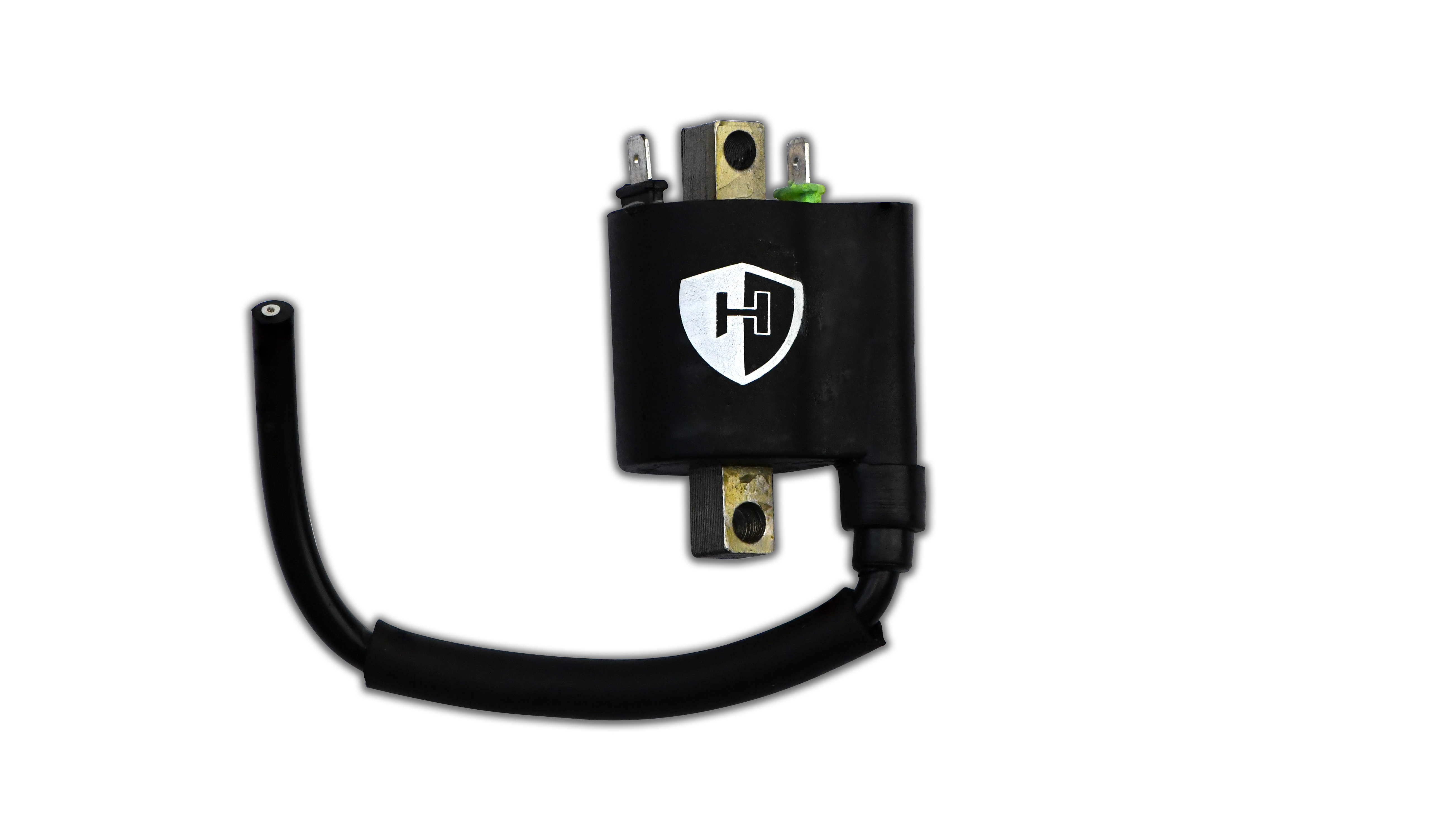 Hendler Ignition Coil 12v CDI Single 2 Spades fitted CBF125 2009-2013,CBR125R 2007-2016 (62mm Centres) OE Ref. 30510-KTY-D31