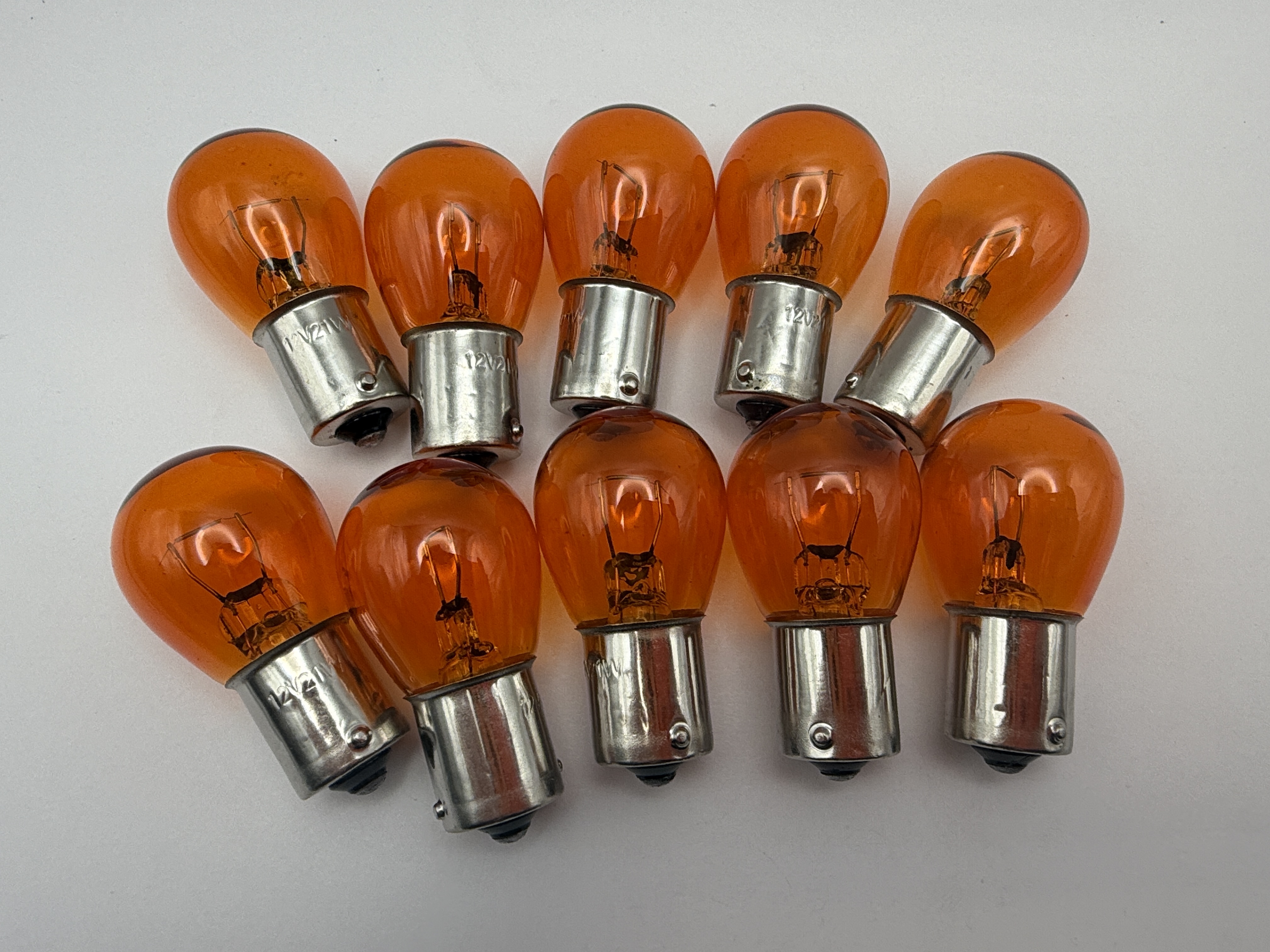 Hendler Bulb 12v BA15s 21w Amber