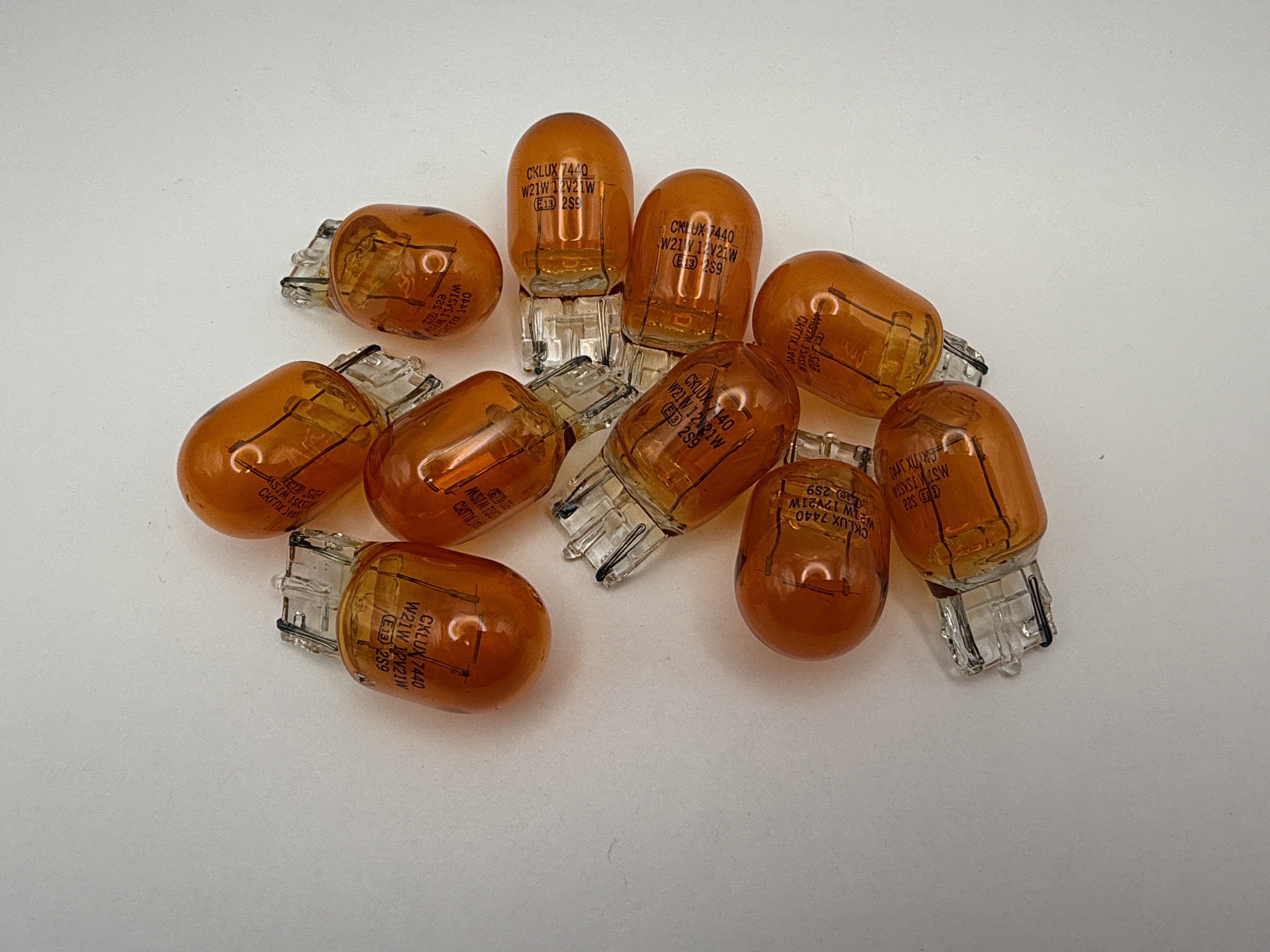 Hendler Bulb 12v Capless Indicator X-Large T20 21w Amber