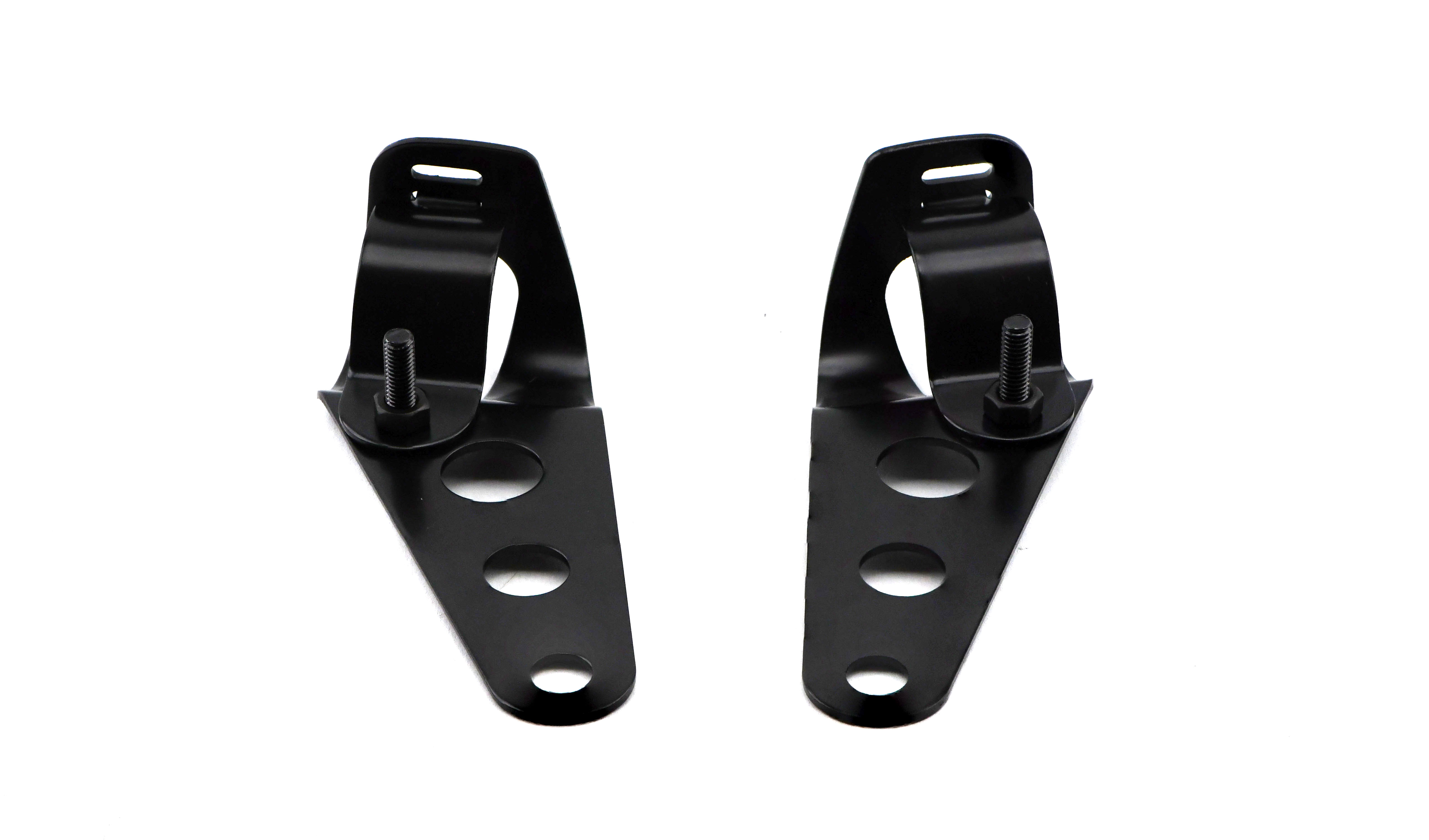 Hendler Headlight Brackets Black To Fit 30mm to 37mm Forks
