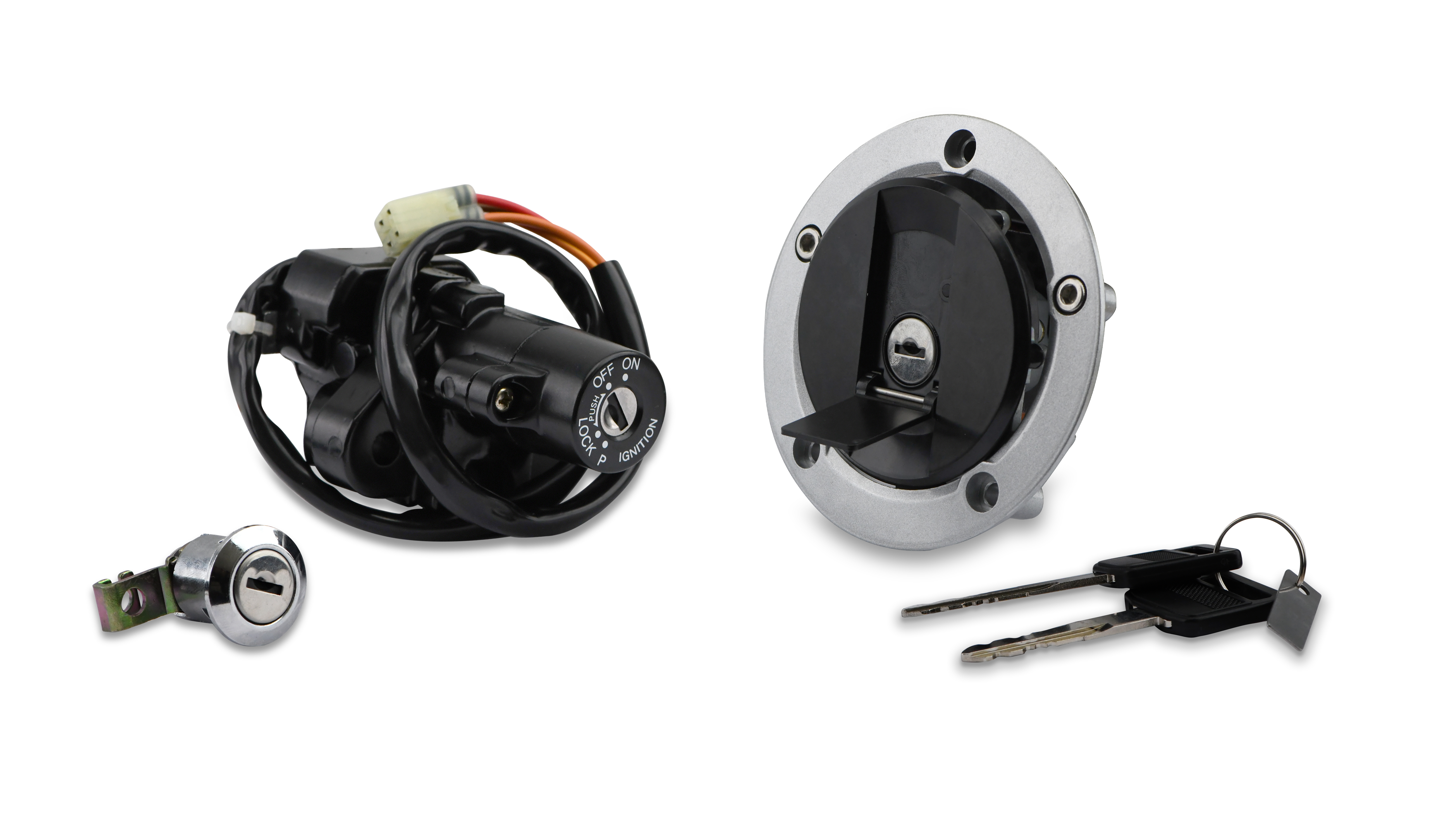 Hendler Ignition Switch Lock Set Suzuki SV650 03-11, SFV650 09-10 (4 Wires)