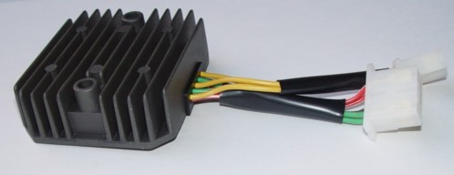 TourMax Regulator/Rectifier Honda VF1000F/R/C 8 Wires SH541-12 OE Refs: 31600-KE8-010, 31600-MB0-000, 31600-MB0-008, 31600-MB3-670