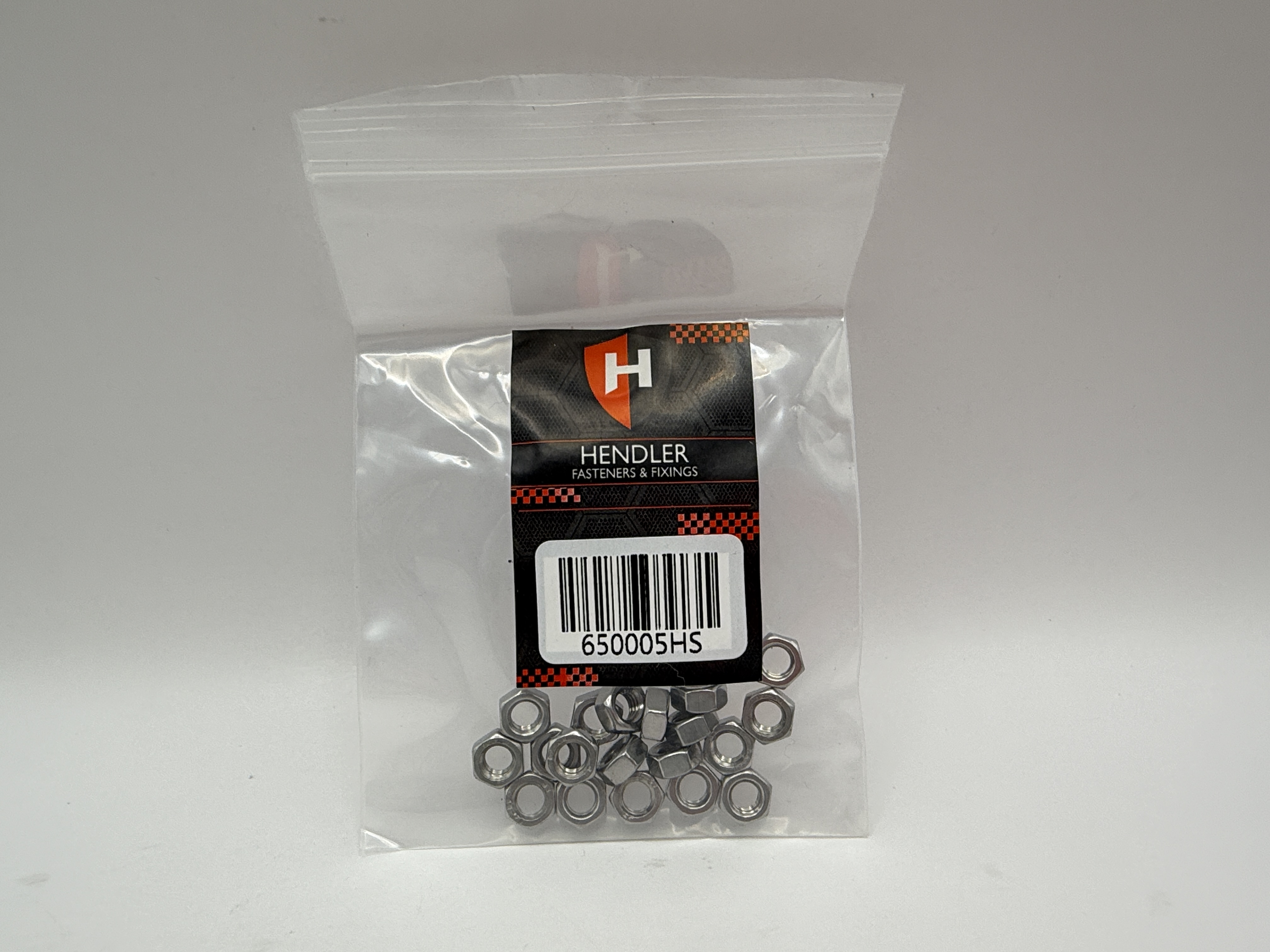 Hendler Nuts Plain Stainless Steel M5 x 0.80mm Pitch