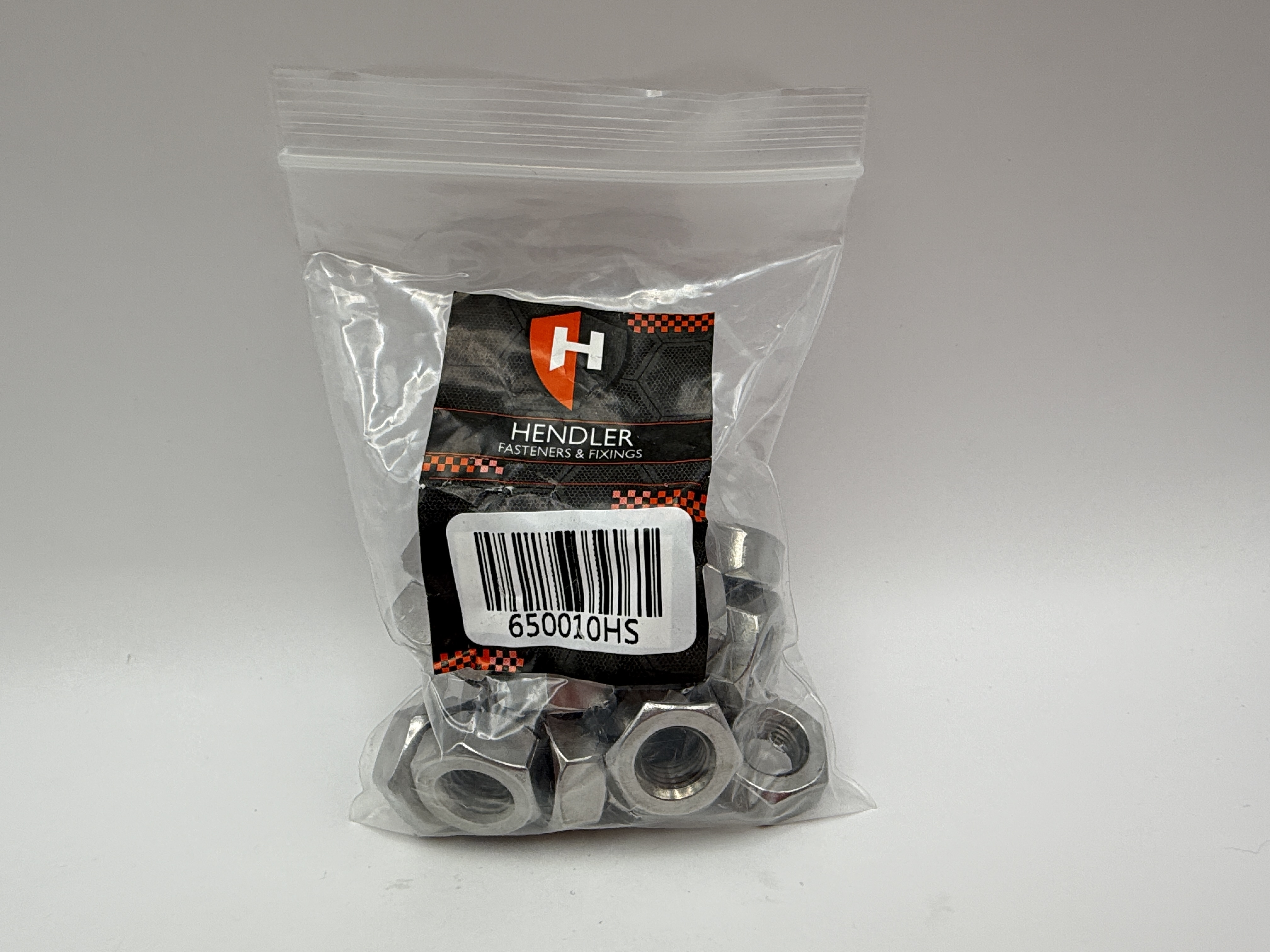 Hendler Nuts Plain Stainless Steel M10 x 1.25mm Pitch