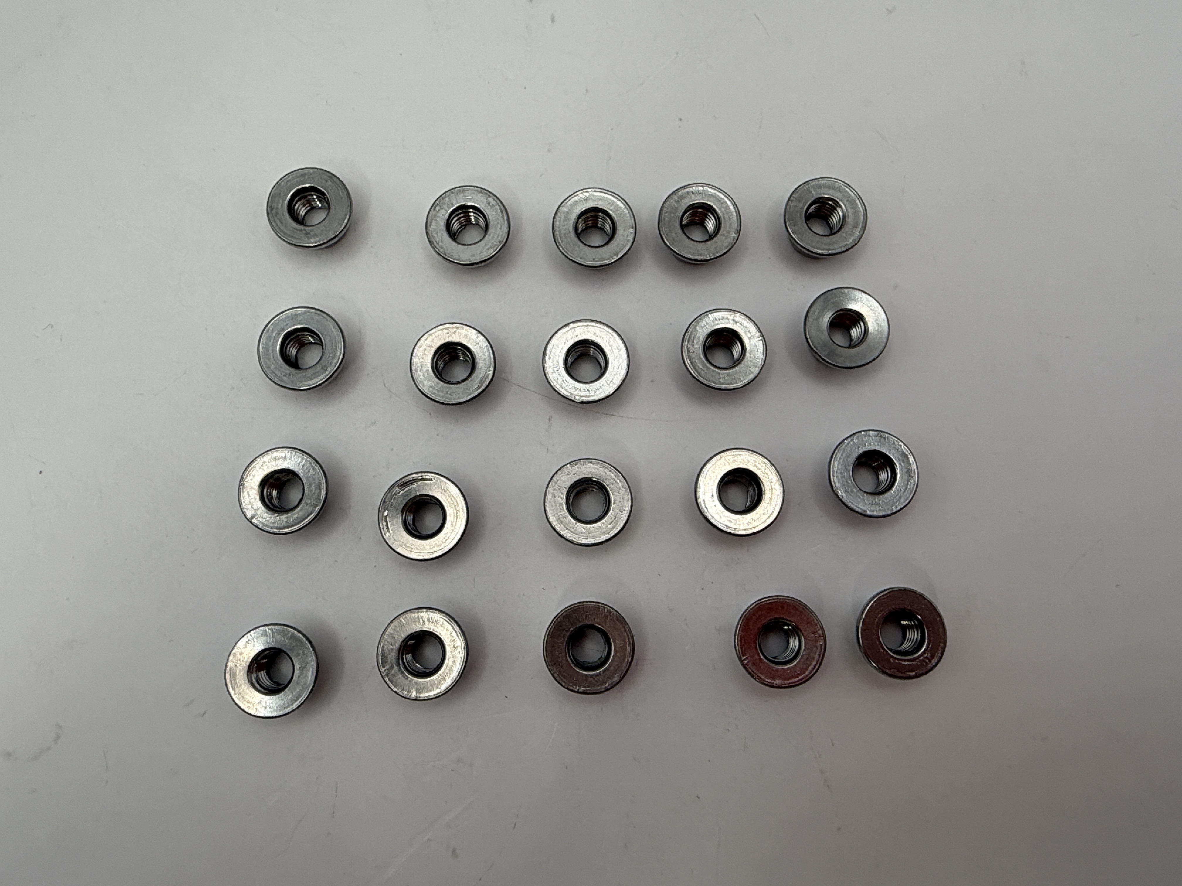 Hendler Nuts Flange Metal Locking Stainless Steel M5 x 0.80mm Pitch