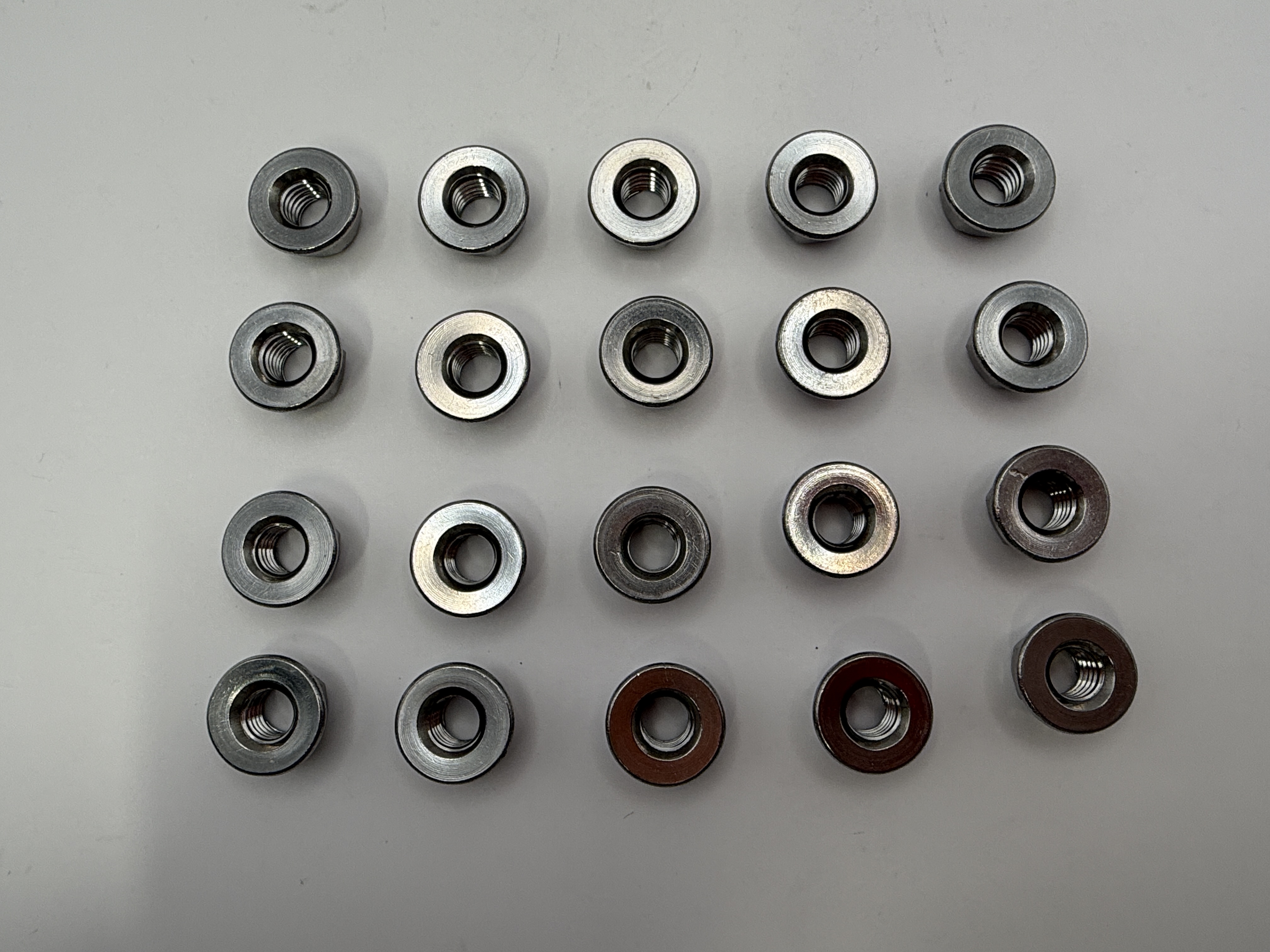 Hendler Nuts Flange Metal Locking Stainless Steel M8 x 1.25mm Pitch