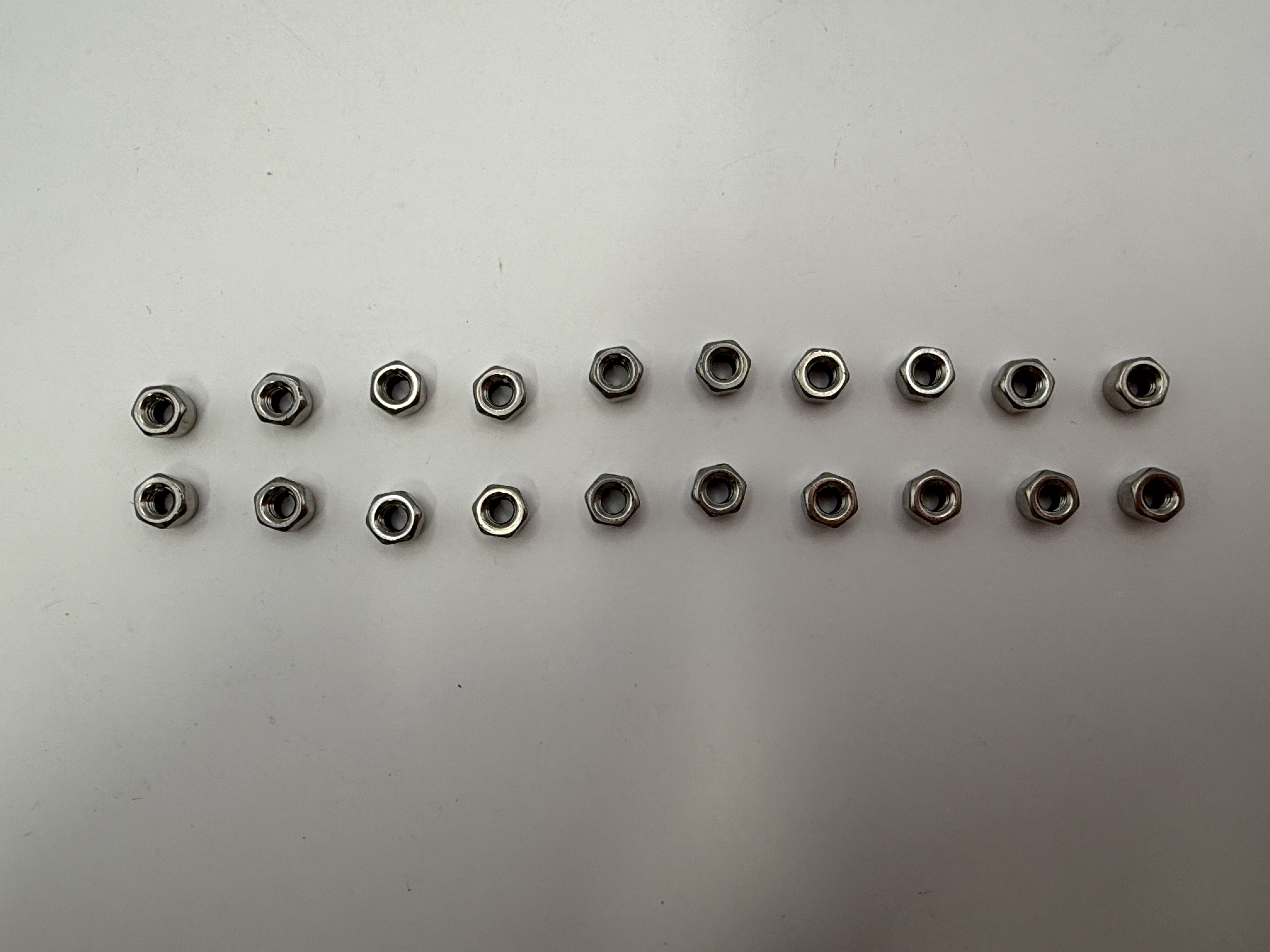 Hendler Nuts Nyloc Stainless Steel M3 x 0.50mm Pitch