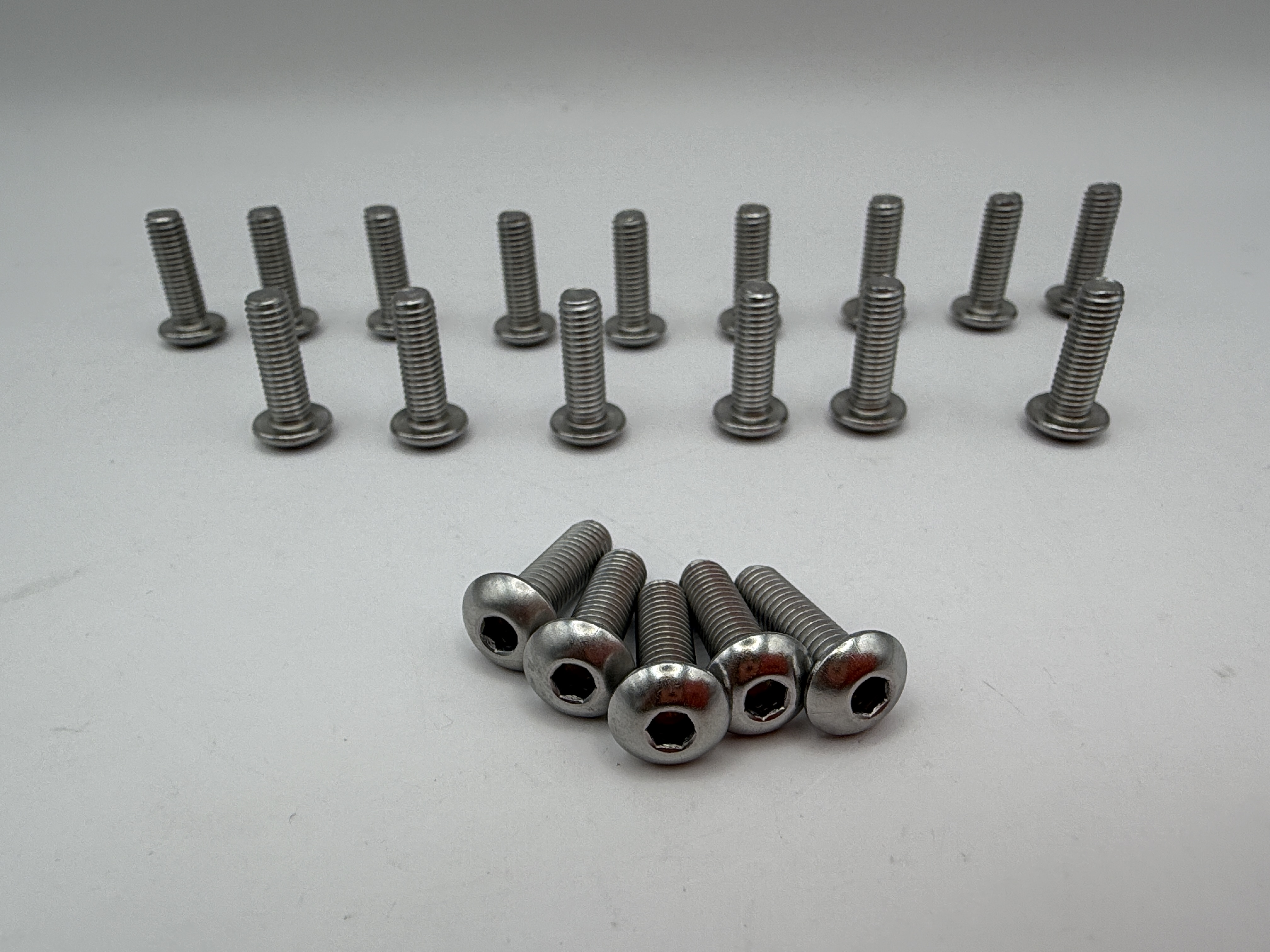 Hendler Screws Button Allen Stainless Steel M5 x 16mm x 0.80mm Pitch