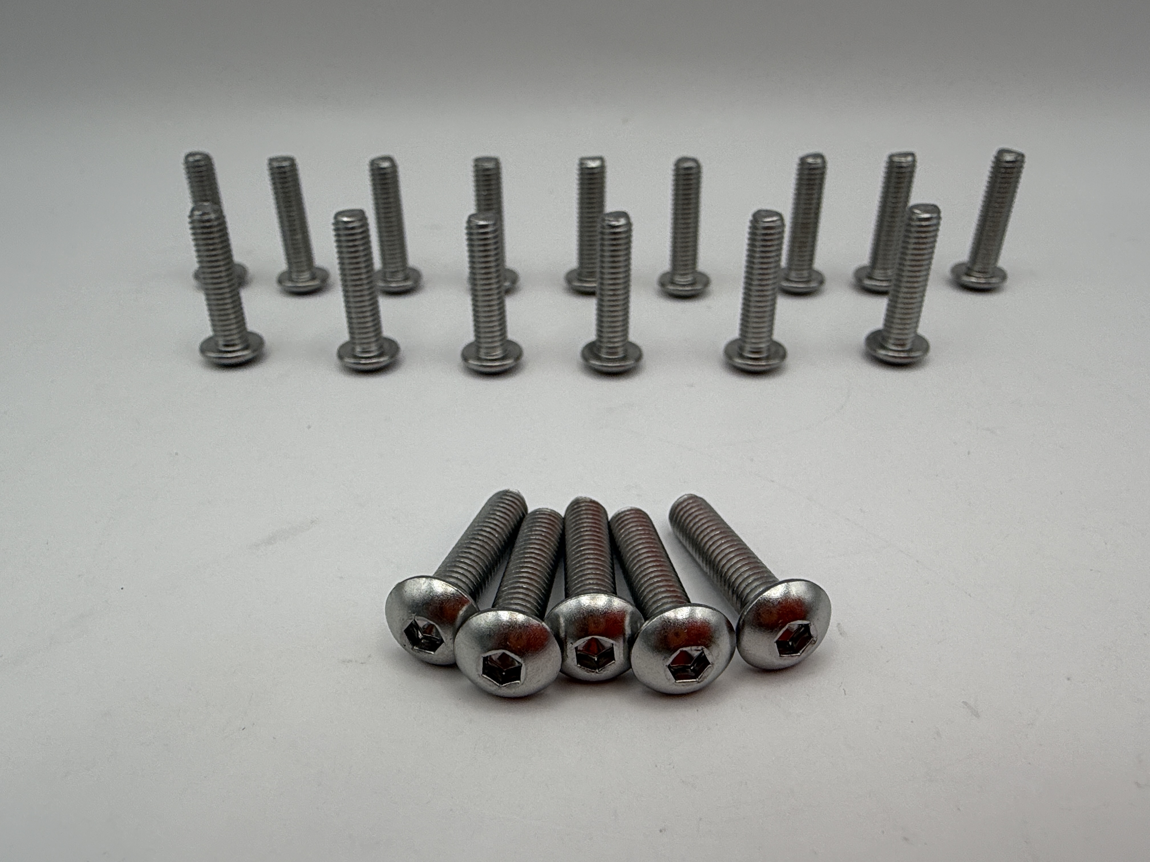 Hendler Screws Button Allen Stainless Steel M5 x 20mm x 0.80mm Pitch