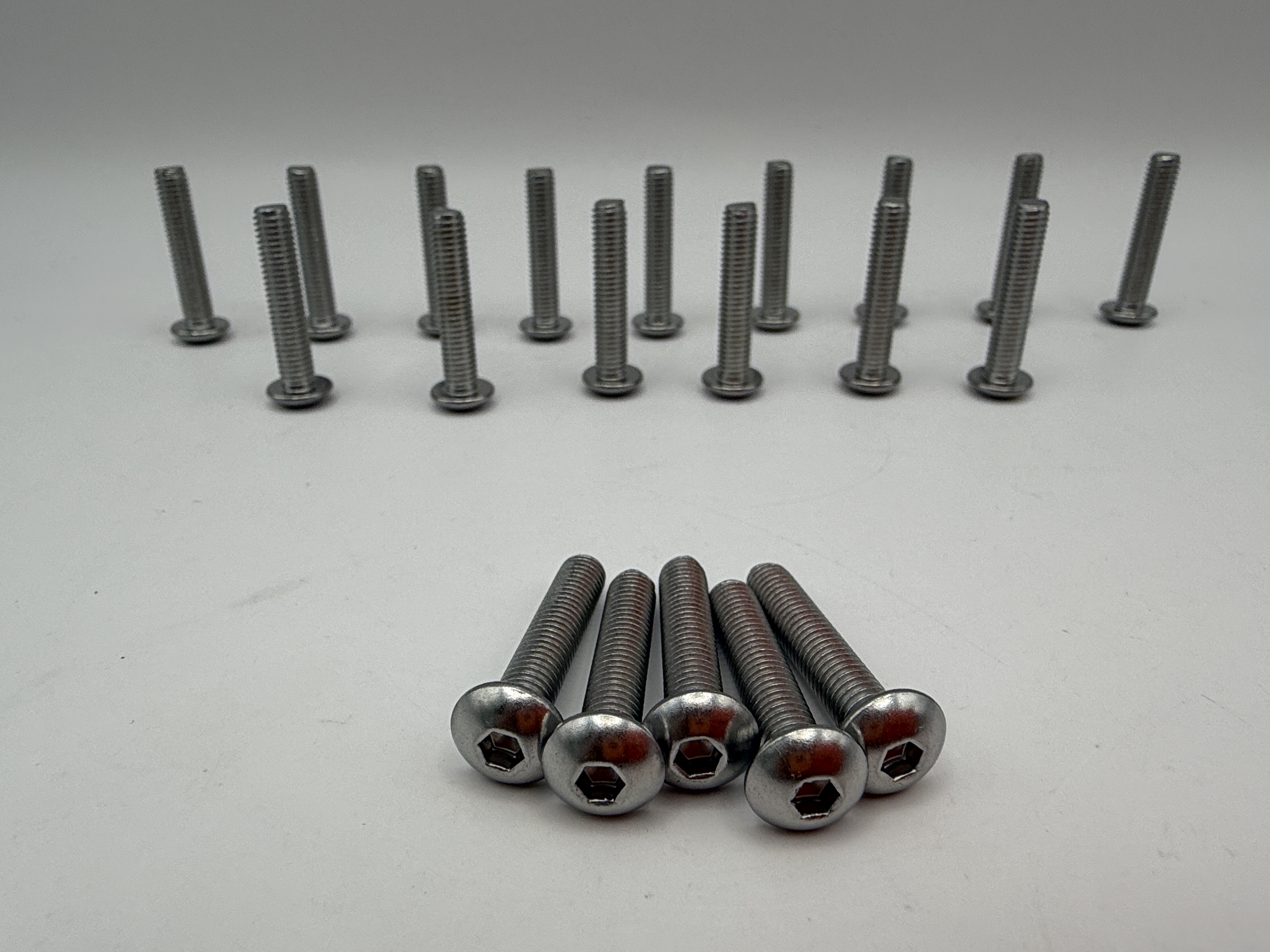 Hendler Screws Button Allen Stainless Steel M5 x 25mm x 0.80mm Pitch