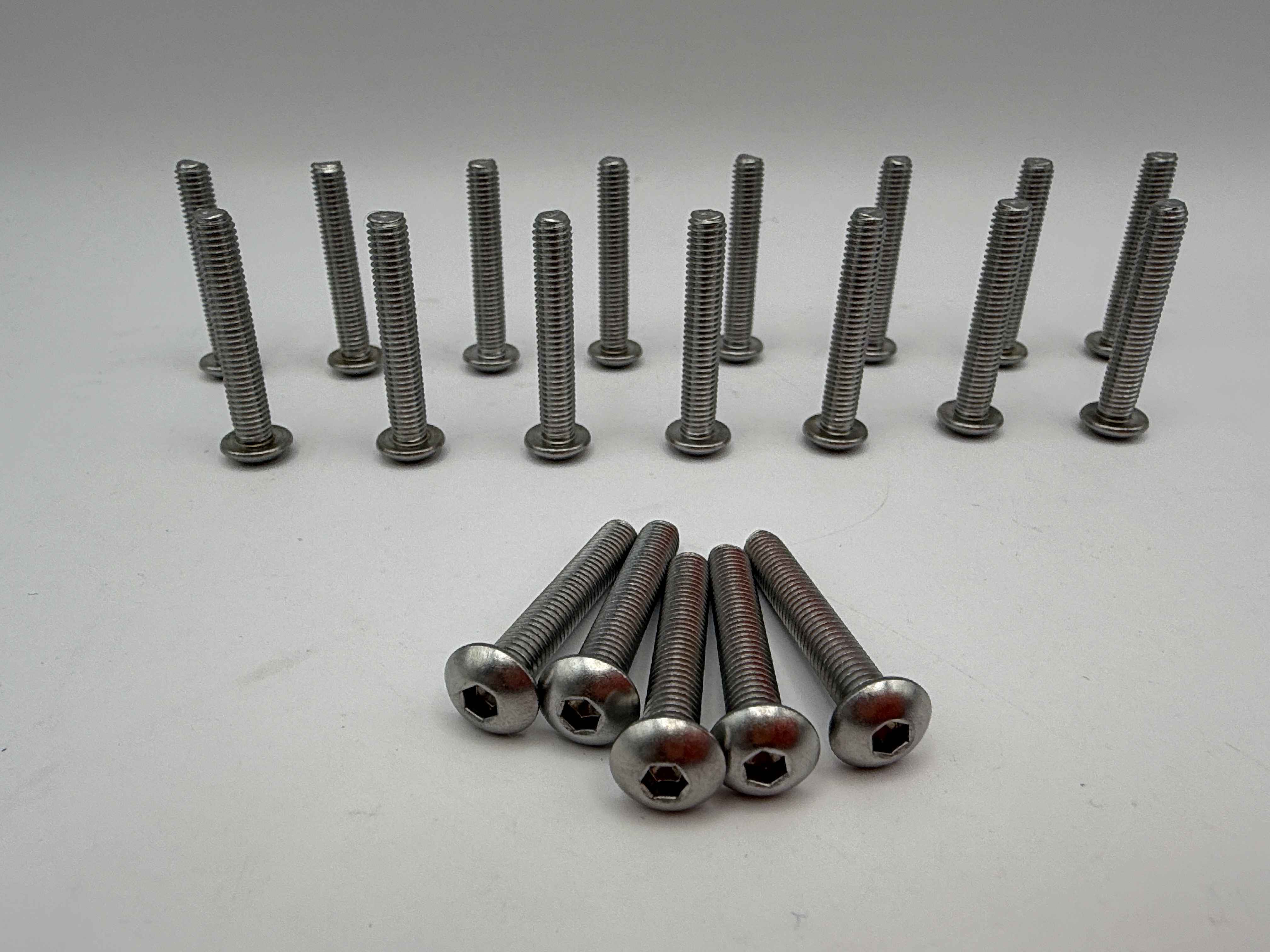 Hendler Screws Button Allen Stainless Steel M5 x 30mm x 0.80mm Pitch