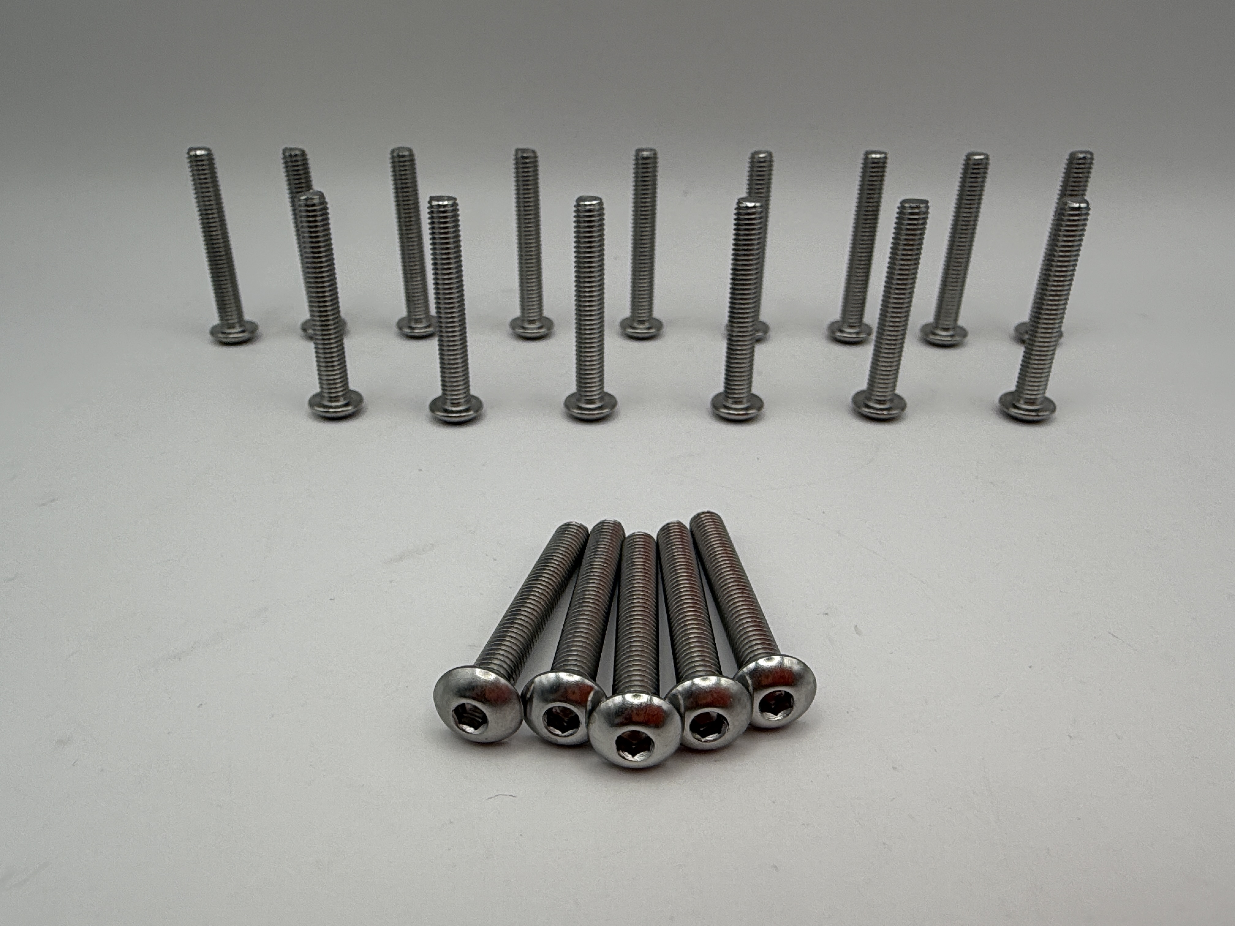 Hendler Screws Button Allen Stainless Steel M5 x 35mm x 0.80mm Pitch
