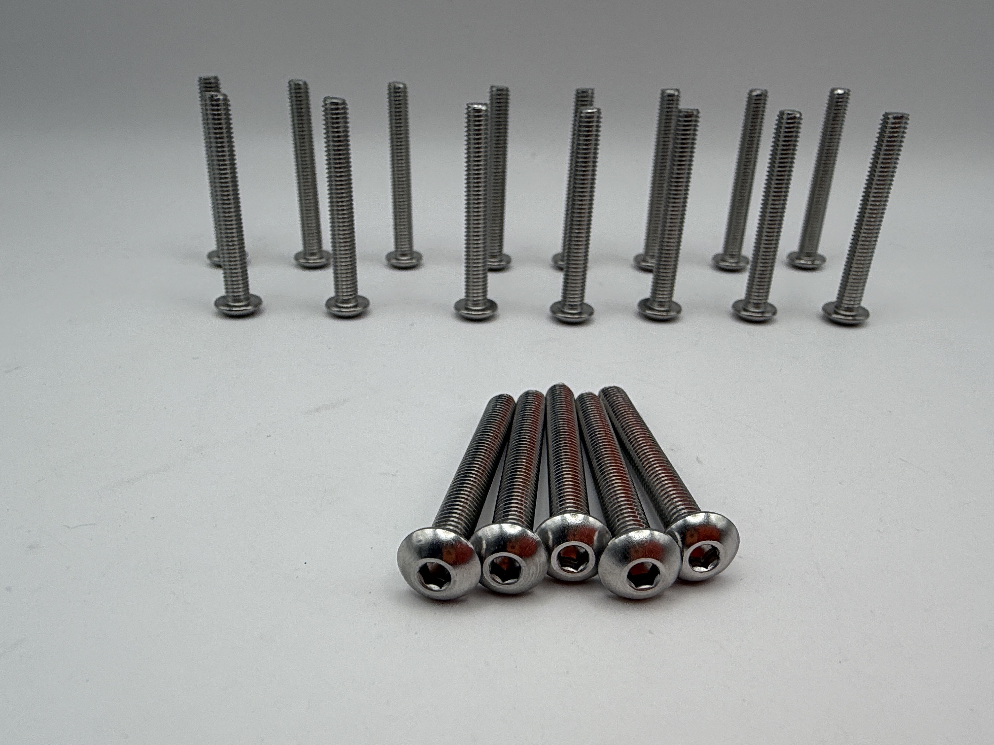 Hendler Screws Button Allen Stainless Steel M5 x 40mm x 0.80mm Pitch