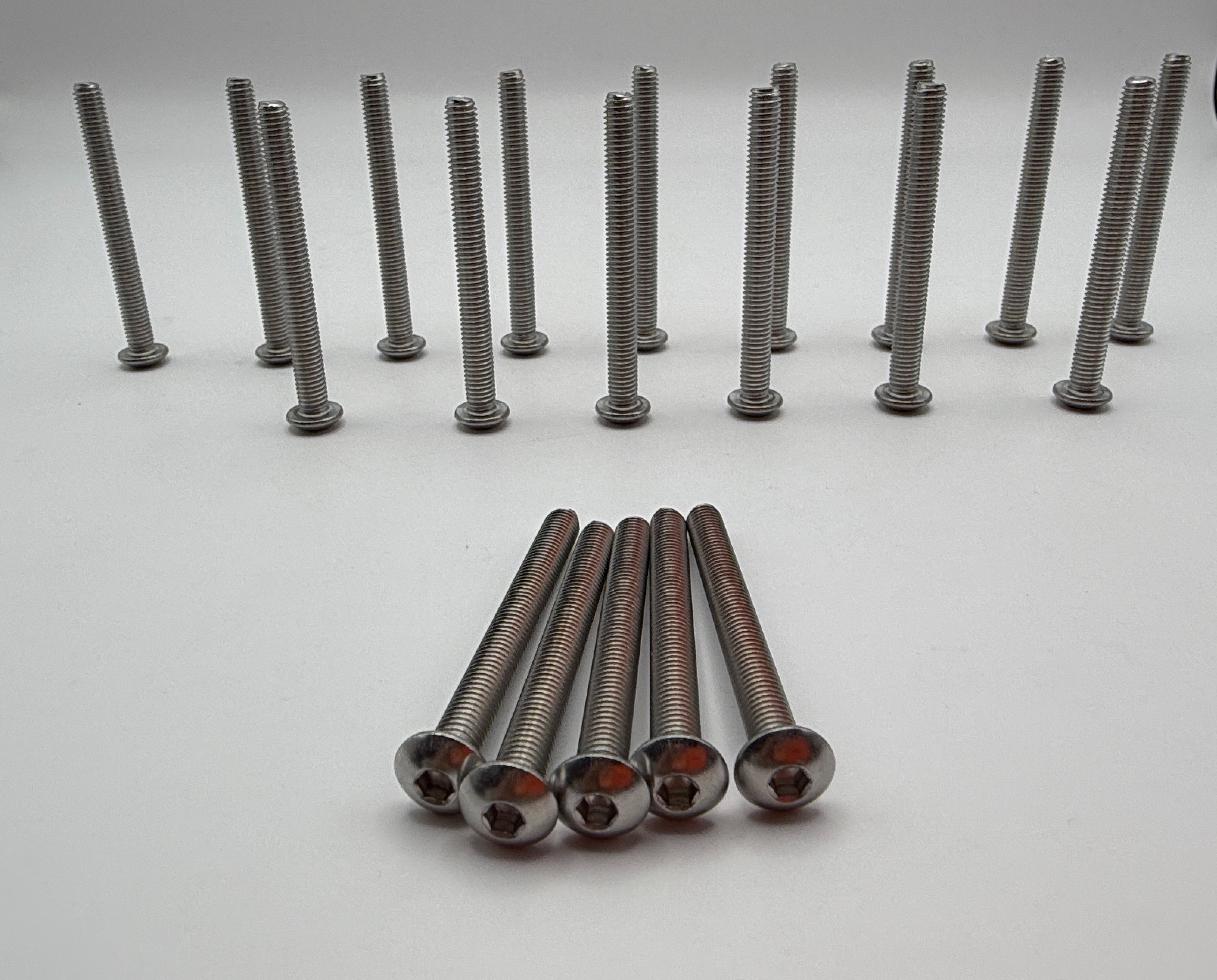 Hendler Screws Button Allen Stainless Steel M5 x 50mm x 0.80mm Pitch