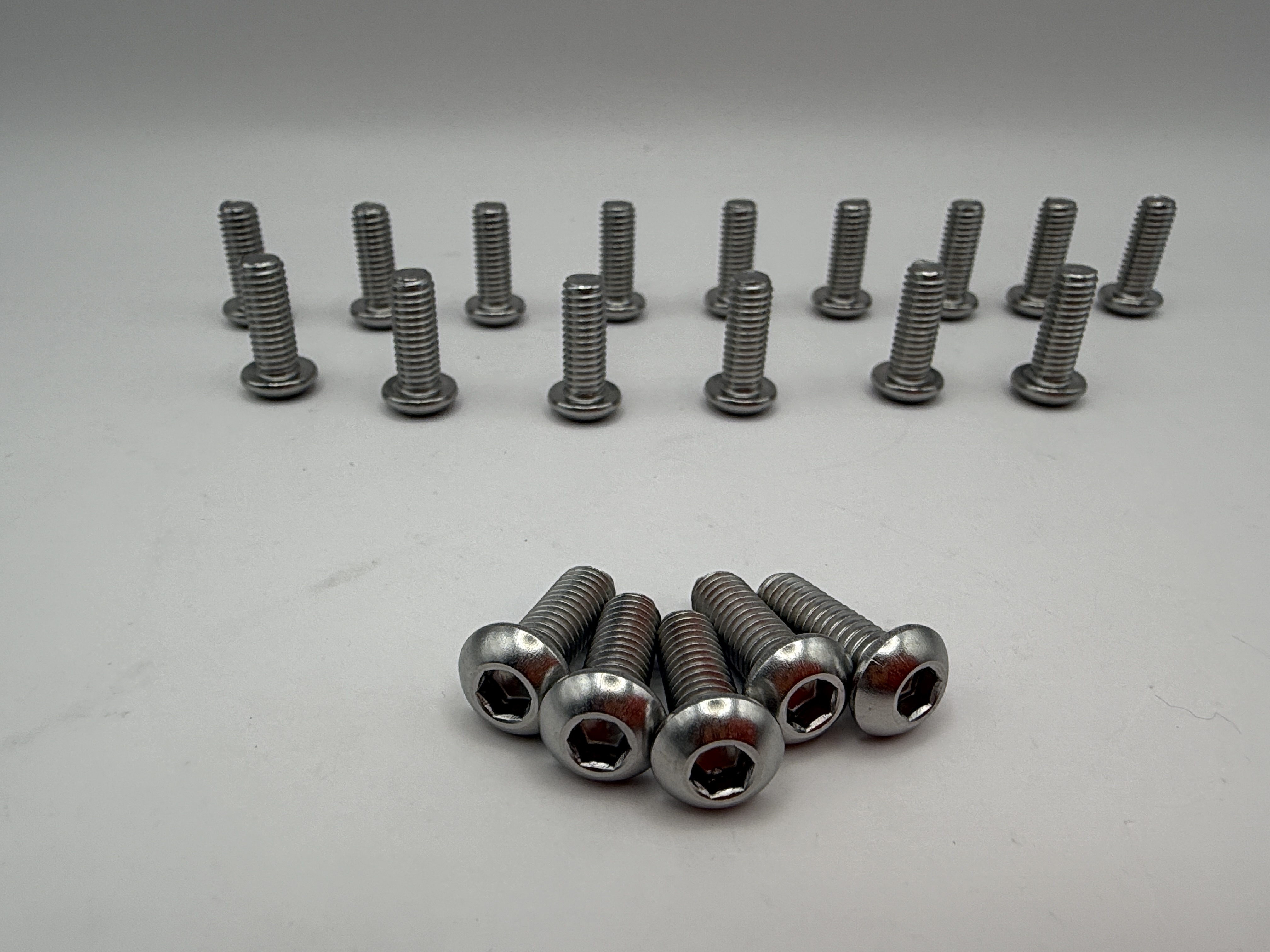 Hendler Screws Button Allen Stainless Steel M6 x 16mm x 1.00mm Pitch