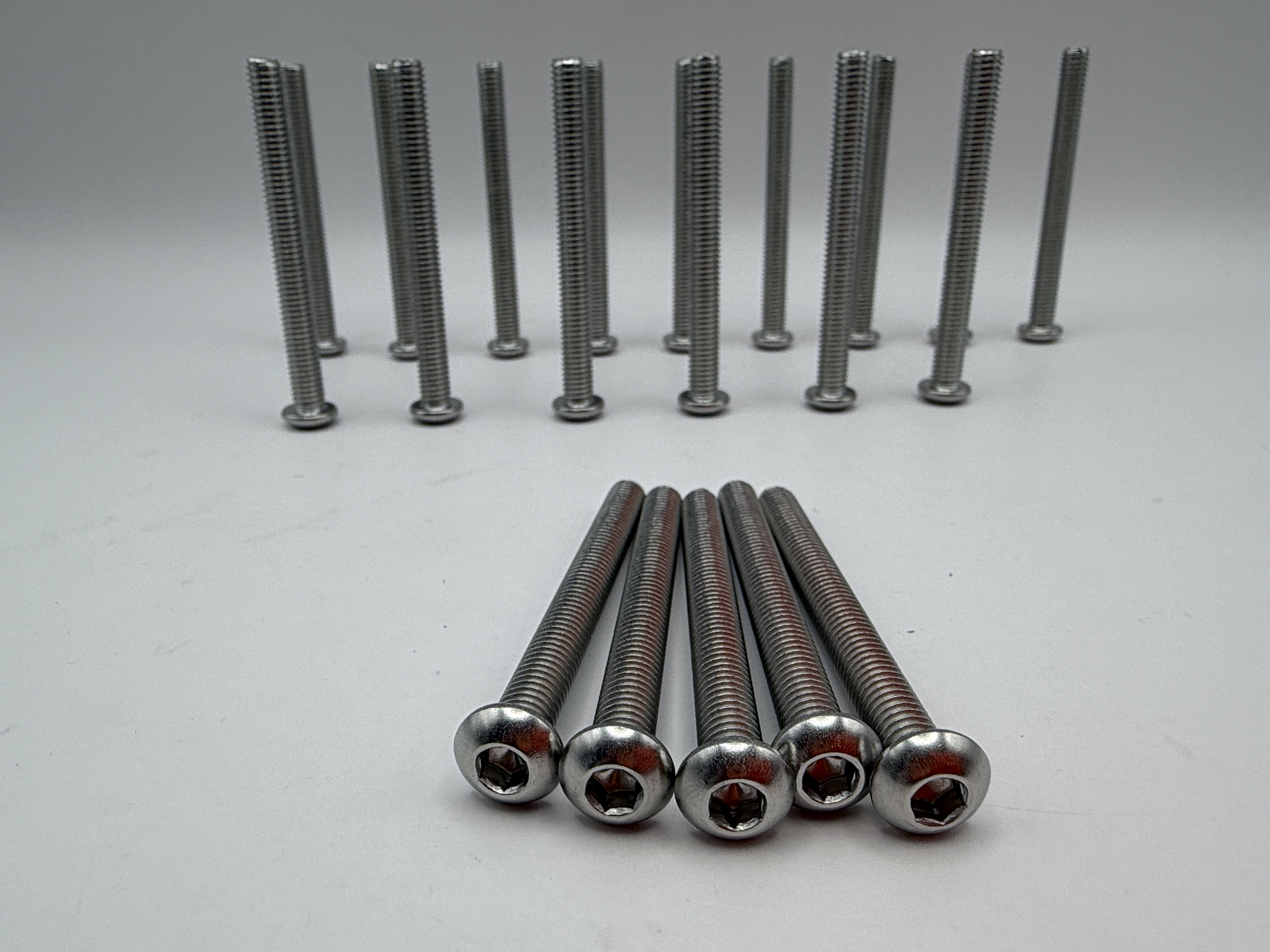 Hendler Screws Button Allen Stainless Steel M6 x 60mm x 1.00mm Pitch