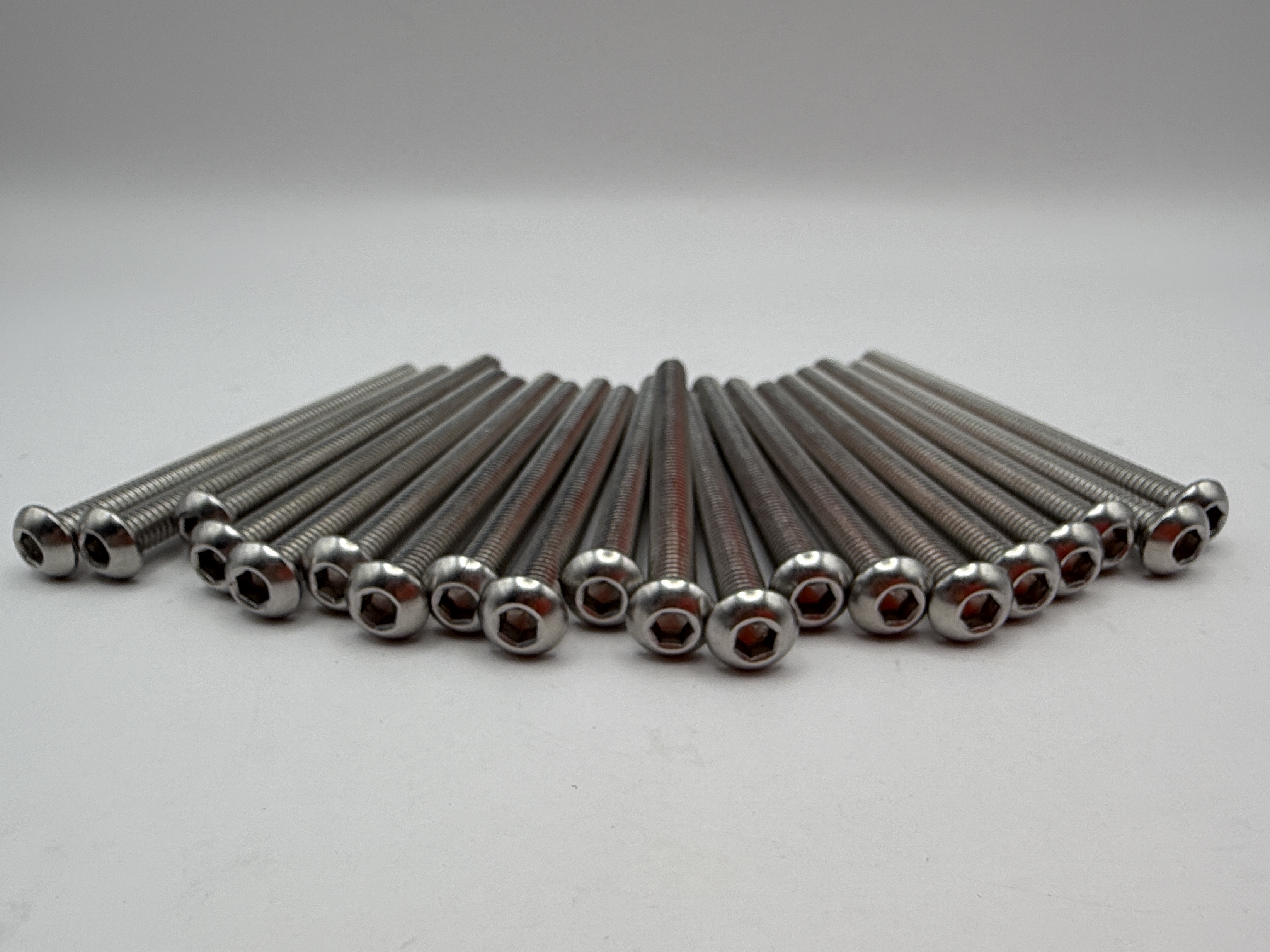 Hendler Screws Button Allen Stainless Steel M6 x 75mm x 1.00mm Pitch