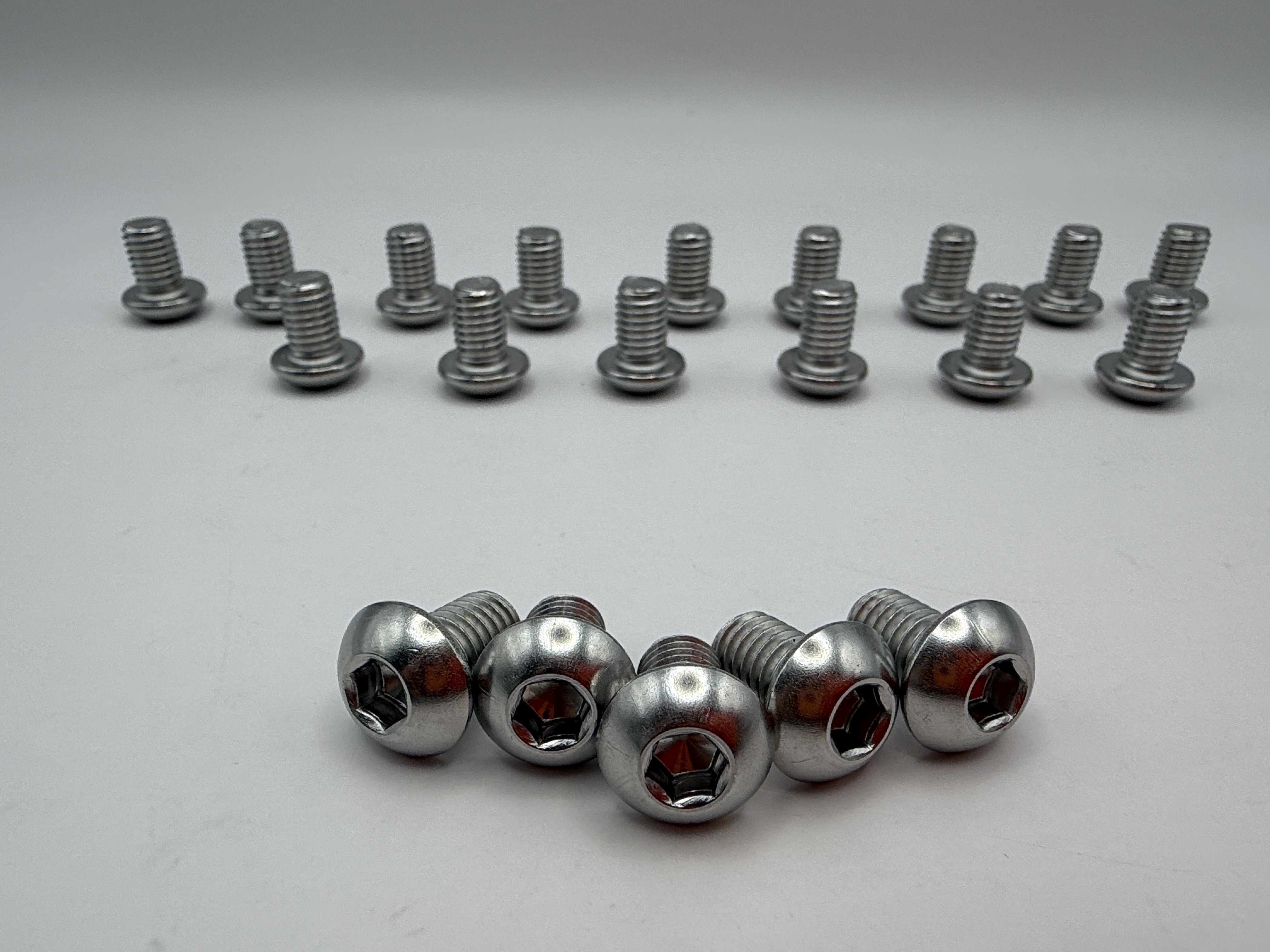 Hendler Screws Button Allen Stainless Steel M8 x 12mm x 1.25mm Pitch