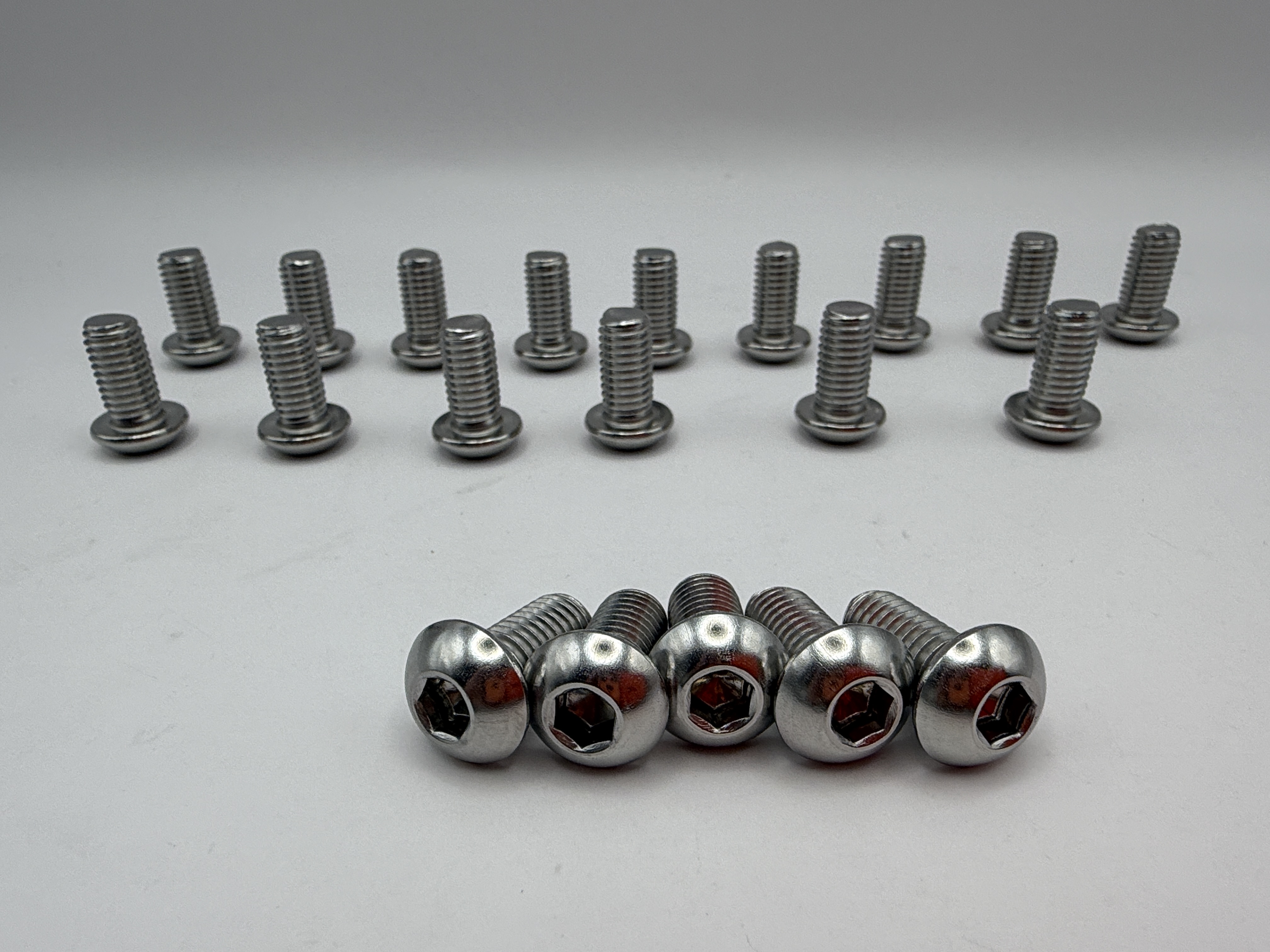 Hendler Screws Button Allen Stainless Steel M8 x 16mm x 1.25mm Pitch