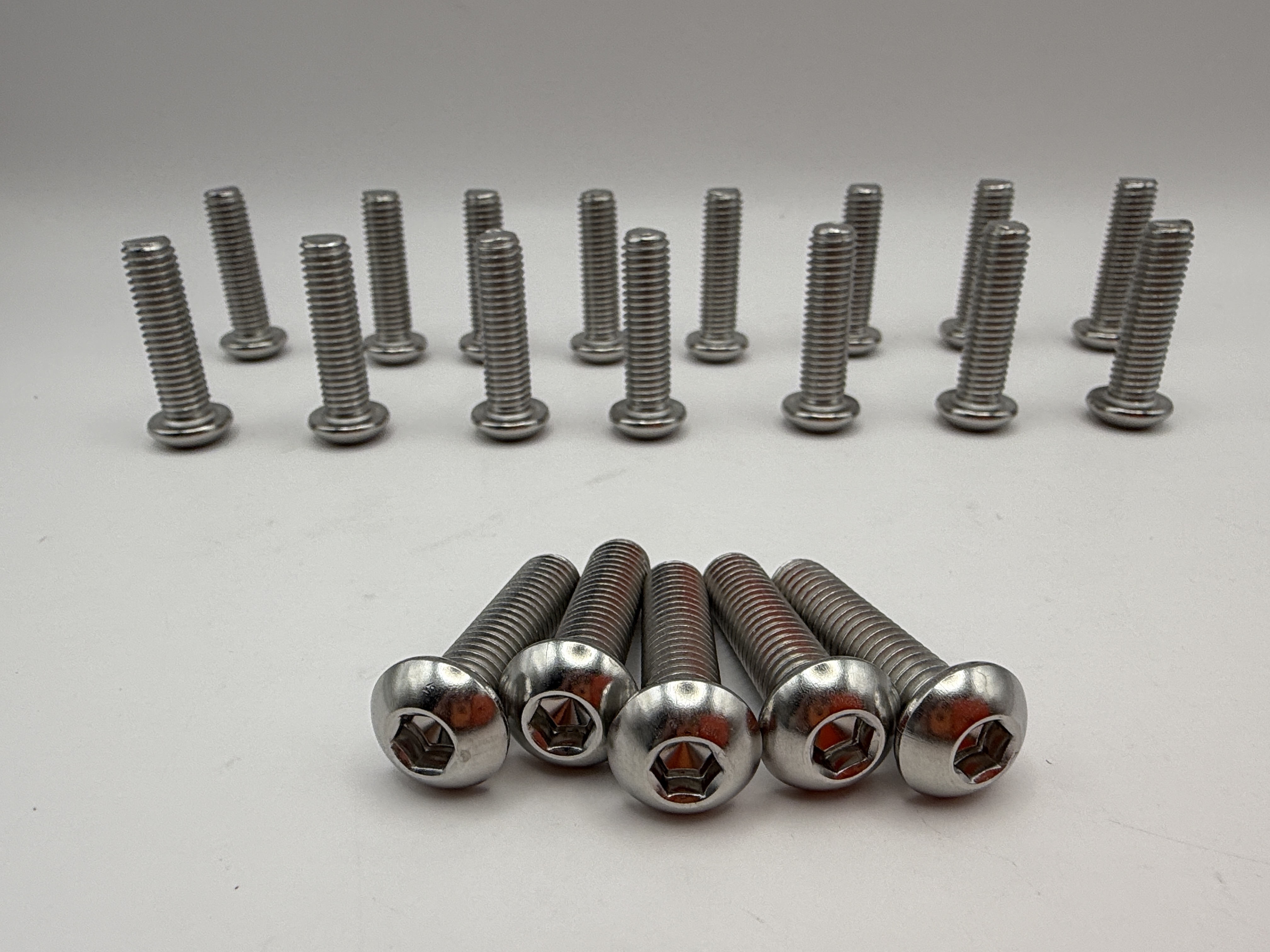 Hendler Screws Button Allen Stainless Steel M8 x 30mm x 1.25mm Pitch