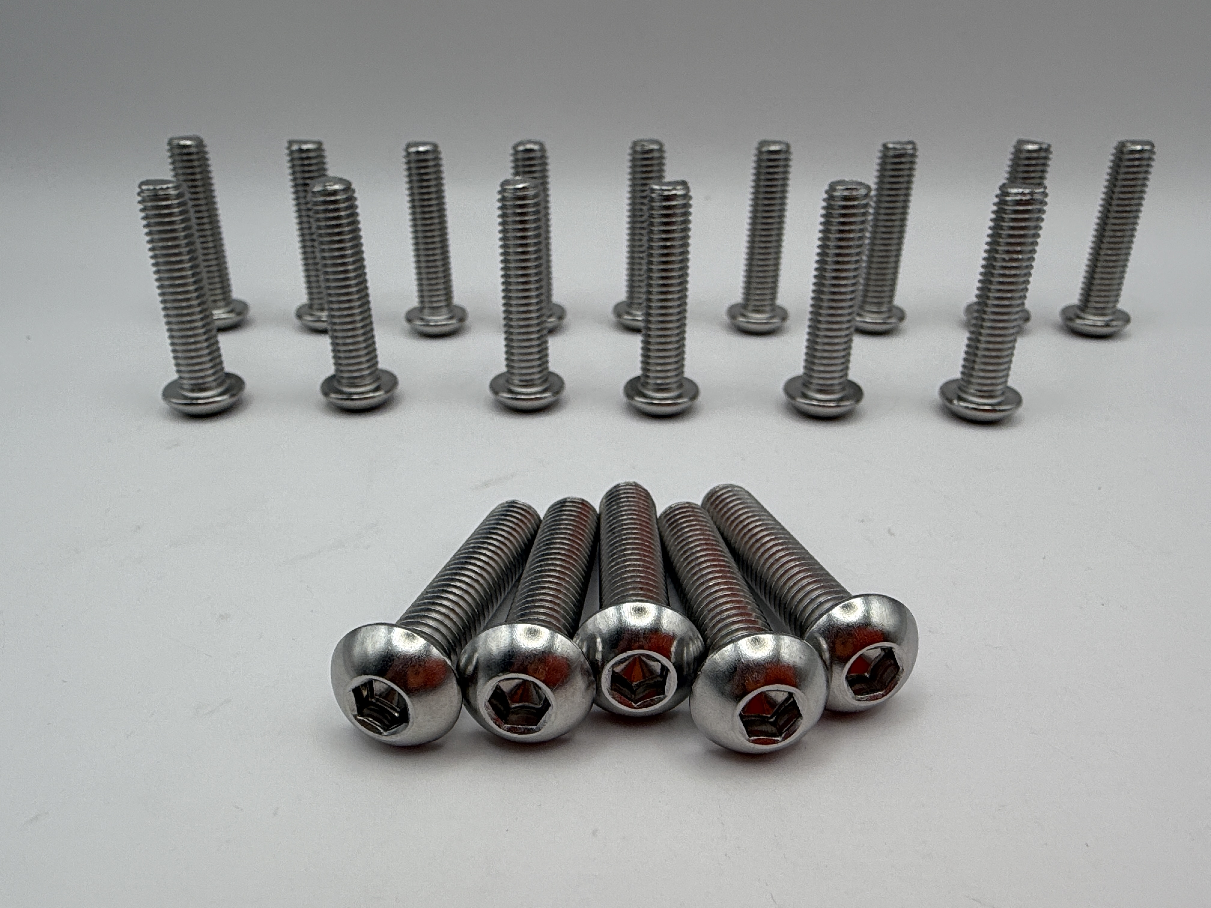 Hendler Screws Button Allen Stainless Steel M8 x 35mm x 1.25mm Pitch