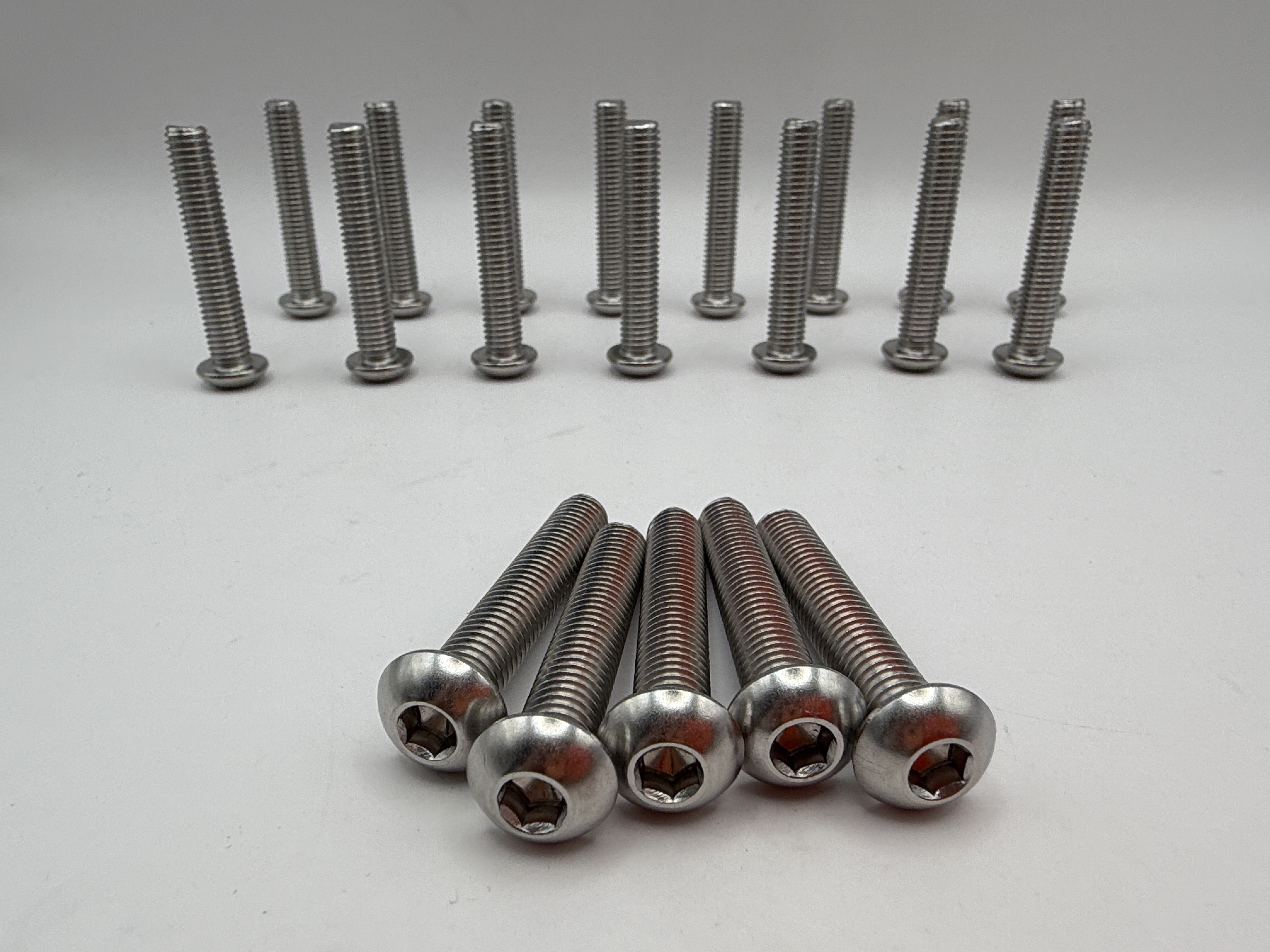 Hendler Screws Button Allen Stainless Steel M8 x 45mm x 1.25mm Pitch