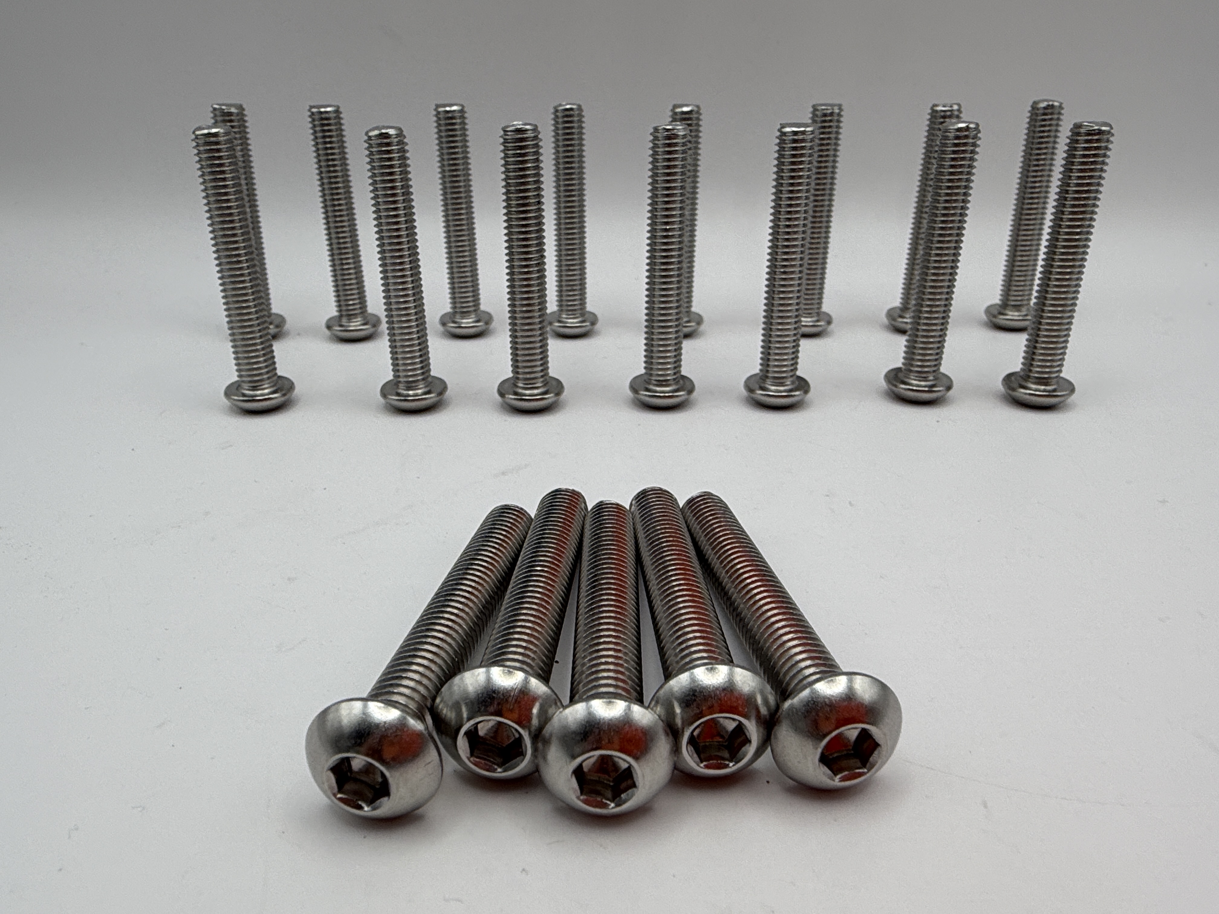 Hendler Screws Button Allen Stainless Steel M8 x 50mm x 1.25mm Pitch