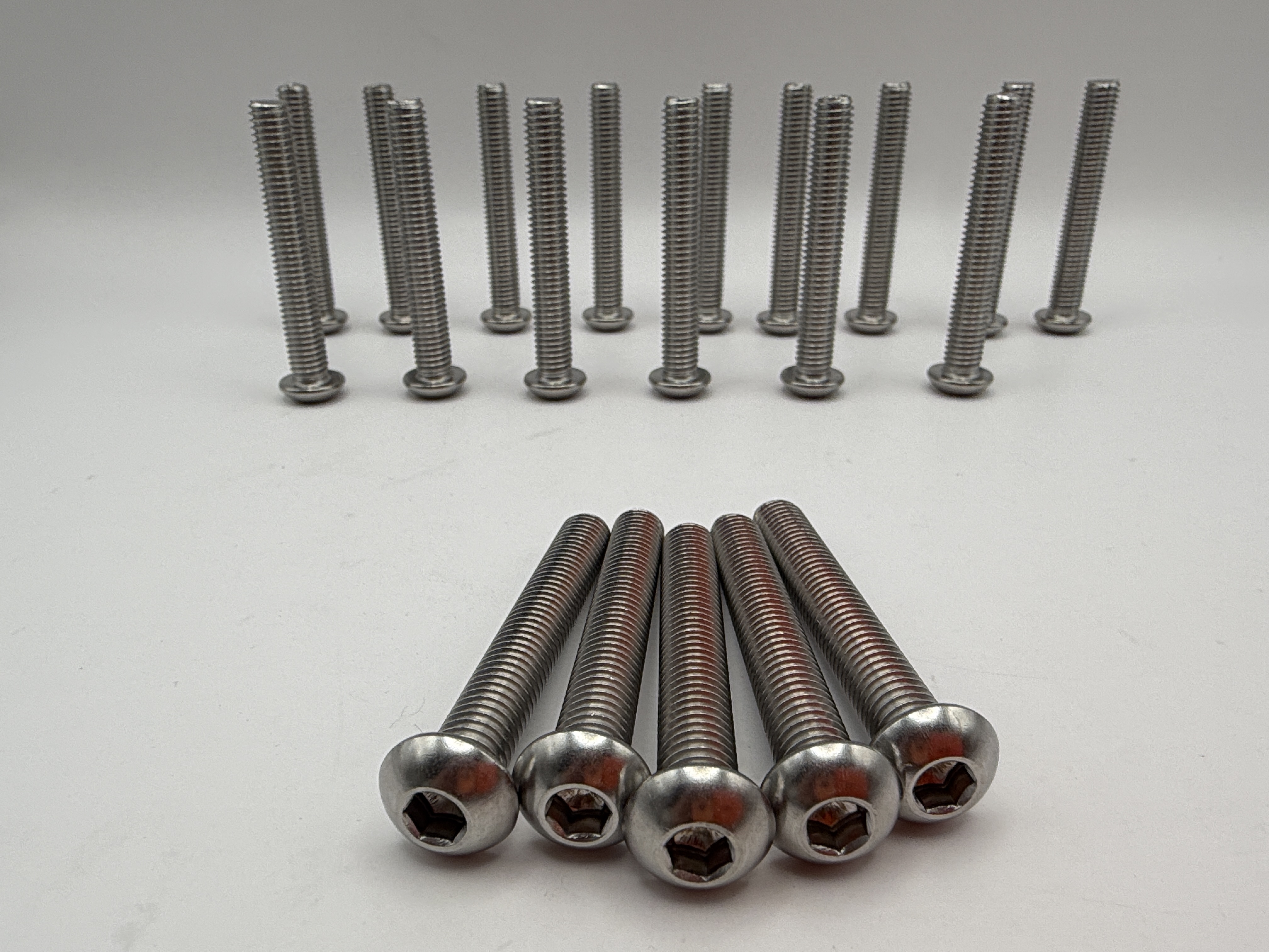 Hendler Screws Button Allen Stainless Steel M8 x 55mm x 1.25mm Pitch